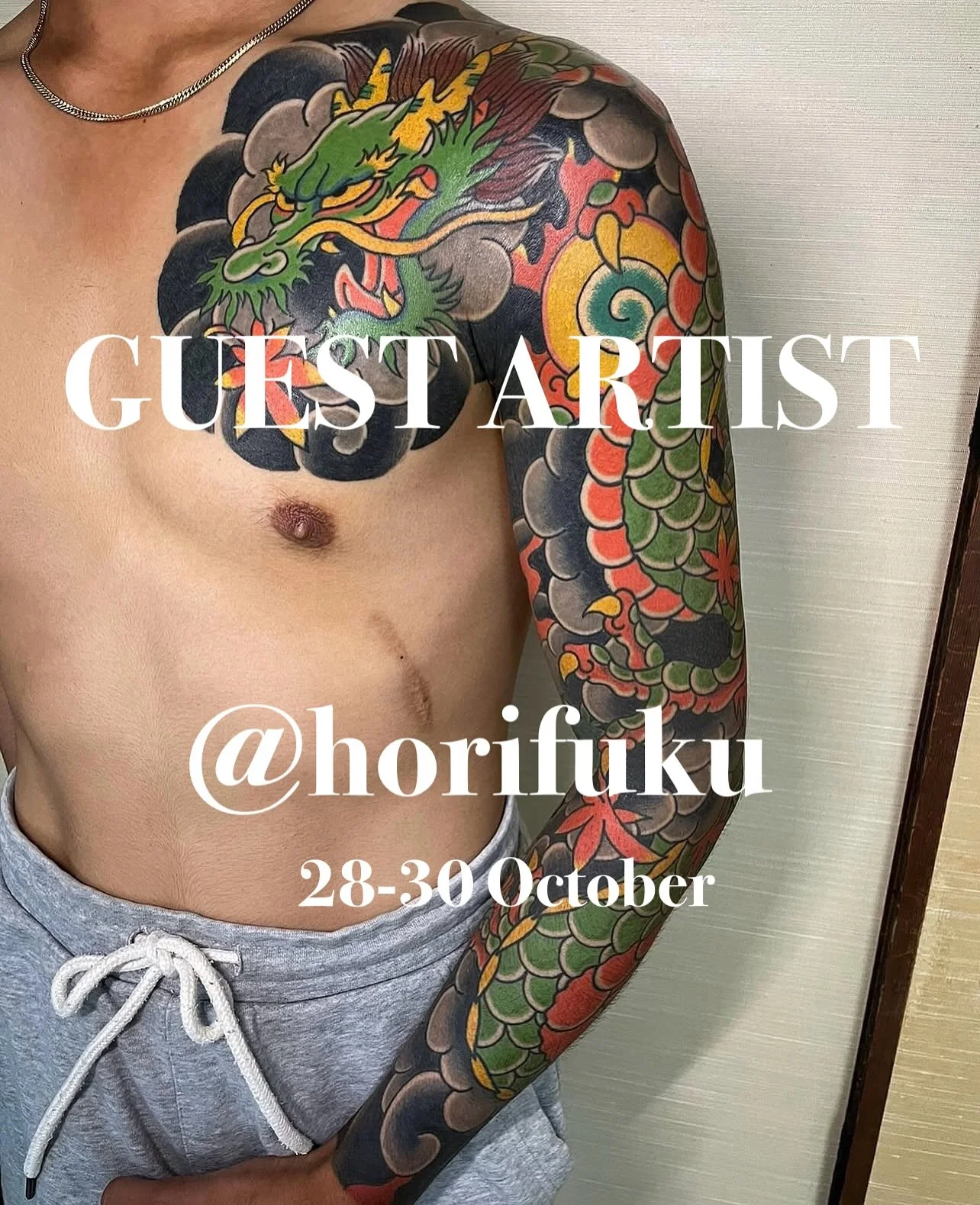 ✨ GUEST ARTIST ✨ 

We are so excited to have @horifuku guesting with us for a few days at the end of October! 

To book in with @horifuku you can message him directly or get in touch with us:

📧 info@sunsettattoo.co.nz
🛜 www.sunsettattoo.co.nz

#su