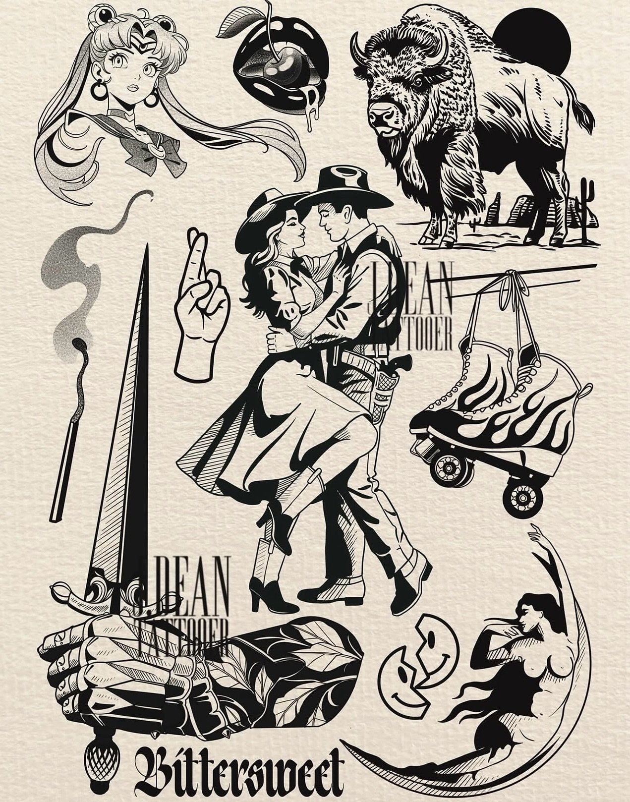 ✨Fresh flash available✨

We&rsquo;ve always got heaps of flash ready to go here at Sunset! Our artists would love to tattoo these designs, come by the studio or send us a message to claim your favourite. 

📧 info@sunsettattoo.co.nz
🛜 www.sunsettatt