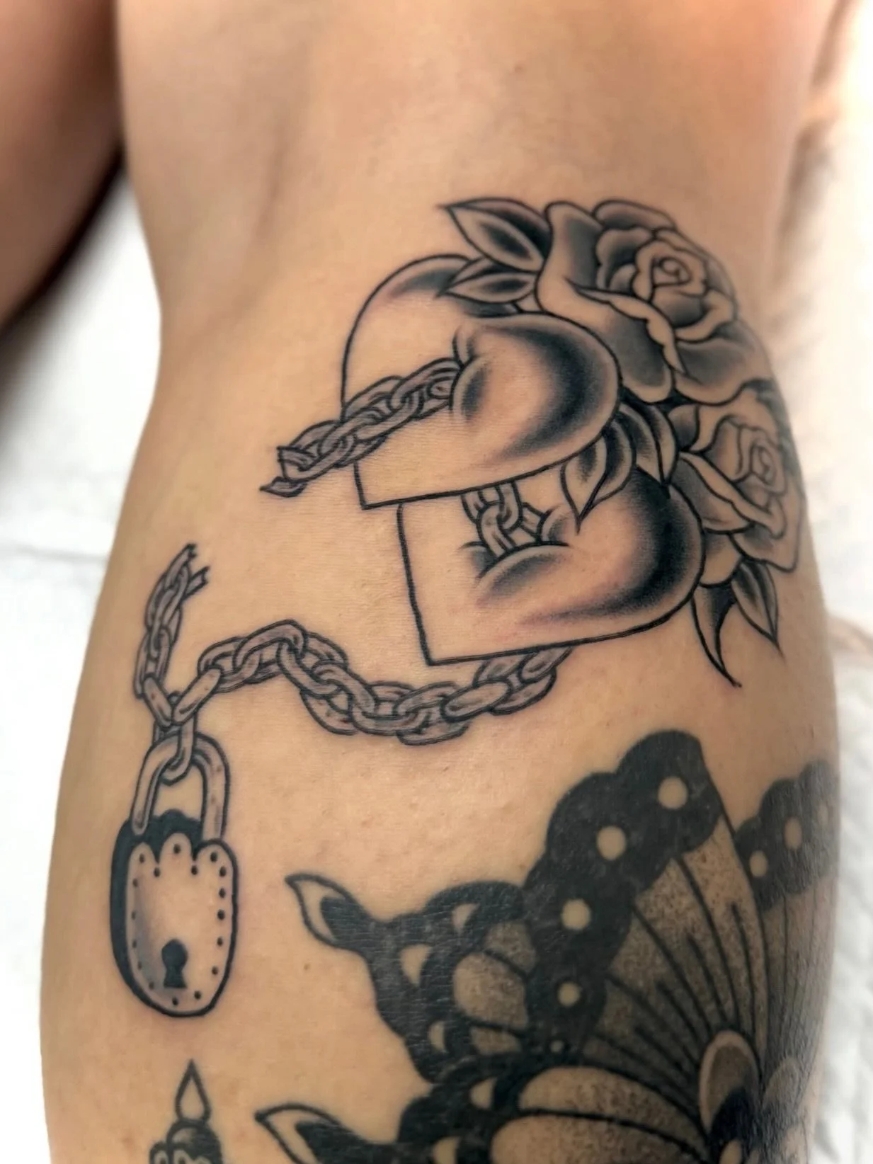 One from Gordy&rsquo;s flash! @gordy_evelyn_tattooer always has heaps of flash available, head to his page to have a look! 

info@sunsettattoo.co.nz
www.sunsettattoo.co.nz

#sunsettattoonz #aucklandtattoo #flashtattoo #tradtionaltattoo
