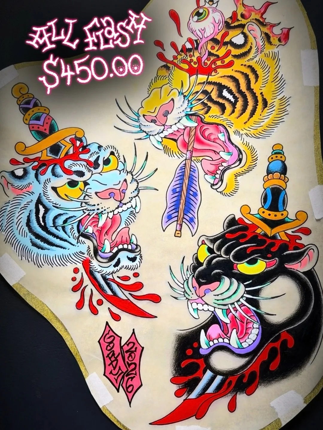 ✨FLASH SPECIALS ✨

Special prices only apply if you get in touch this week, you can book for a later date! 

info@sunsettattoo.co.nz
www.sunsettattoo.co.nz

#sunsettattoonz #aucklandtattoo #flashtattoo #flash