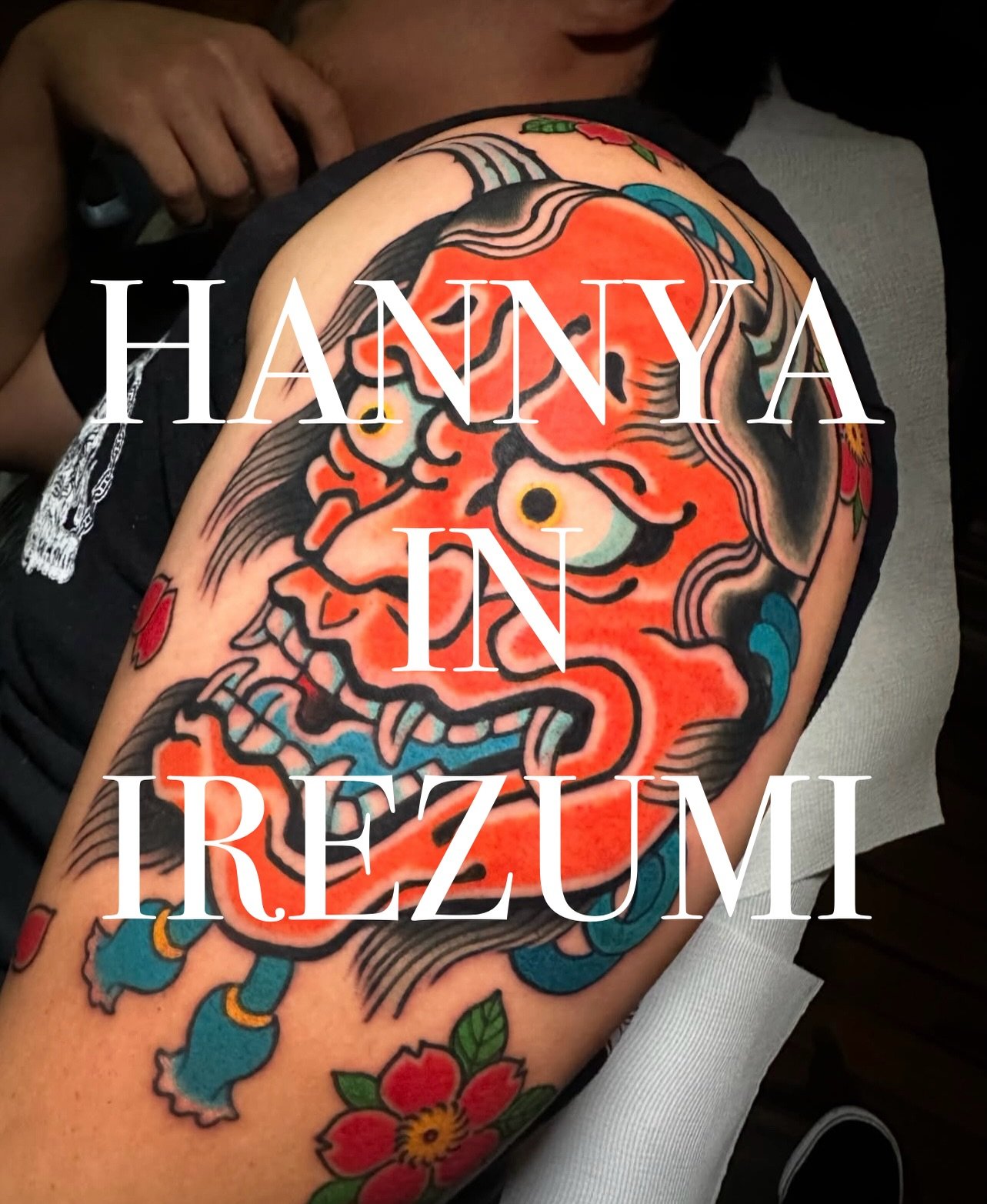 The Hannya mask in Japanese tattooing represents intense emotion; love turned to jealousy, passion turned to rage.

Rooted in Noh theatre it symbolises the duality of human feeling.

Worn boldly as a one shot or within a larger piece, the Hannya brin