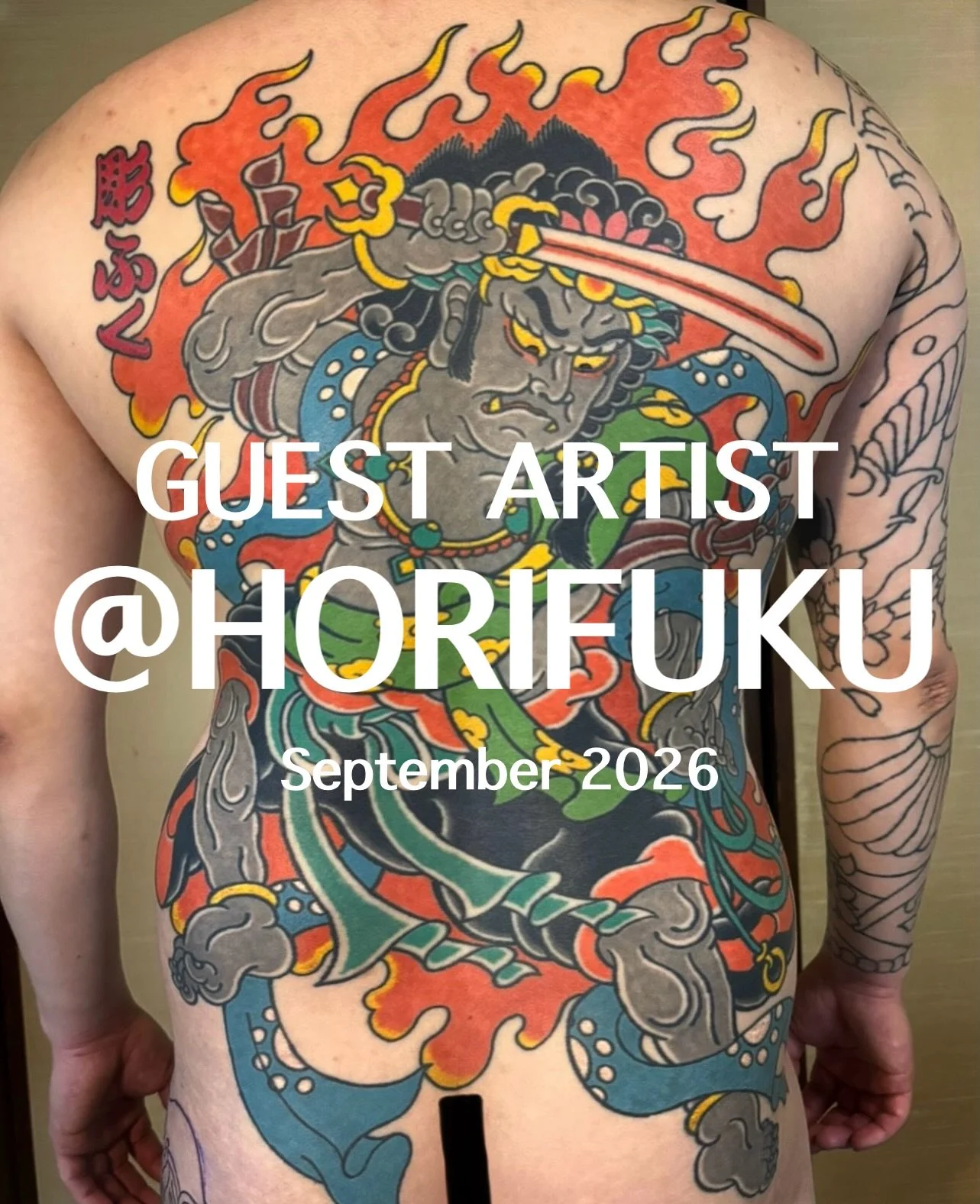 We are so stoked to have @horifuku joining us for a few days in September! 

info@sunsettattoo.co.nz
www.sunsettattoo.co.nz

#sunsettattoonz #aucklandtattoo #irezumi #japanesetattoo
