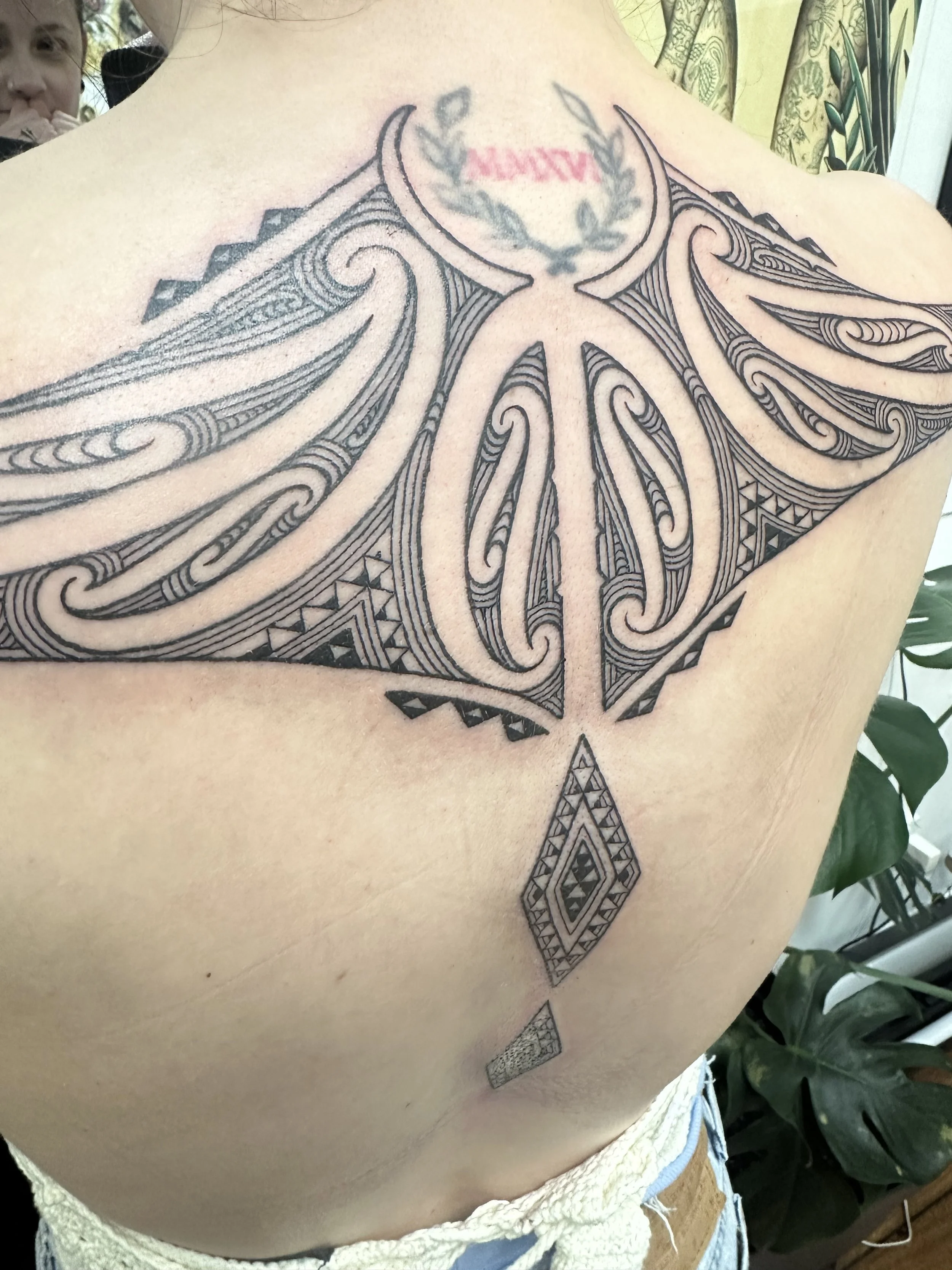 Maori Back Tattoo