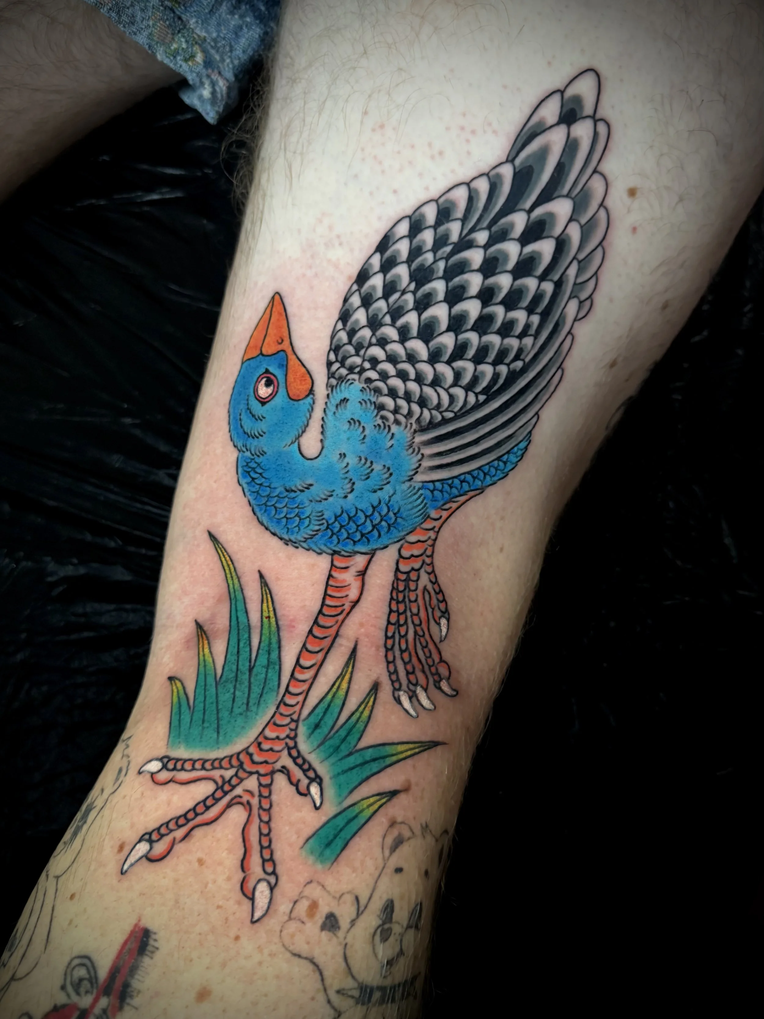 Traditional Pukeko Tattoo