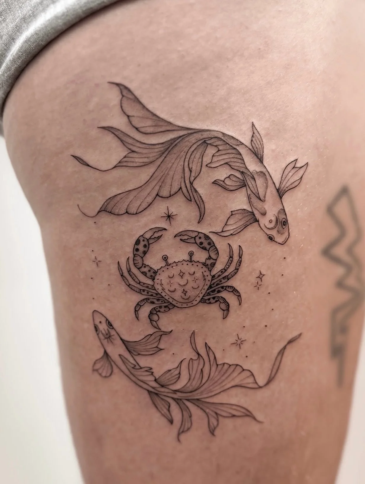Beautiful zodiac inspired tattoo by @veroalarcon.tattoo 

To book with Veronica you can head to her website and fill out an inquiry form, or get in touch with us:

info@sunsettattoo.co.nz
www.sunsettattoo.co.nz

#sunsettattoonz #aucklandtattoo #finel