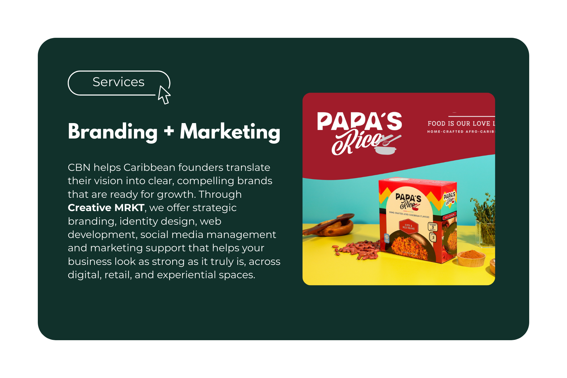 Develop a clear brand identity and marketing foundation built for growth.