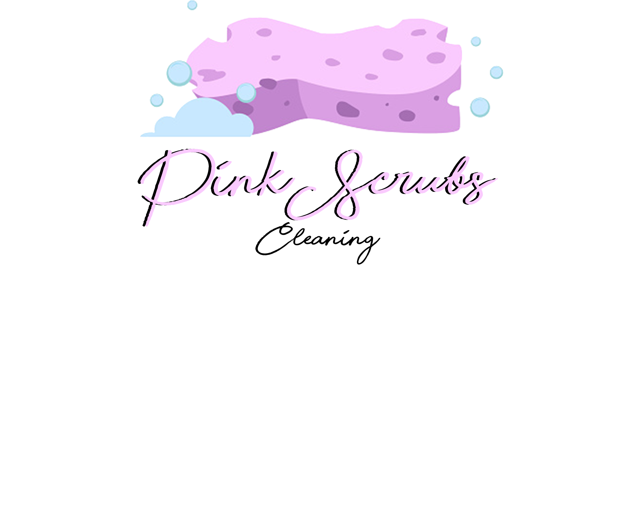 A pink eraser with purple spots, accompanied by a small cloud with the text 'Dark Secrets' written in black cursive.
