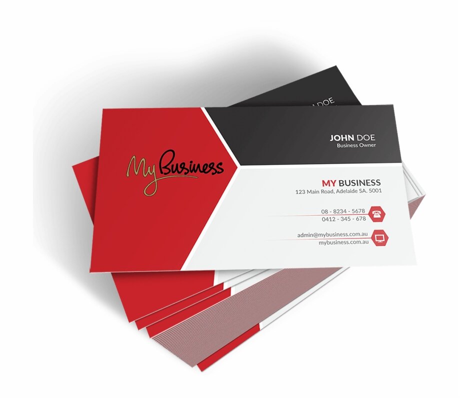 Business Cards Front (Printed) 