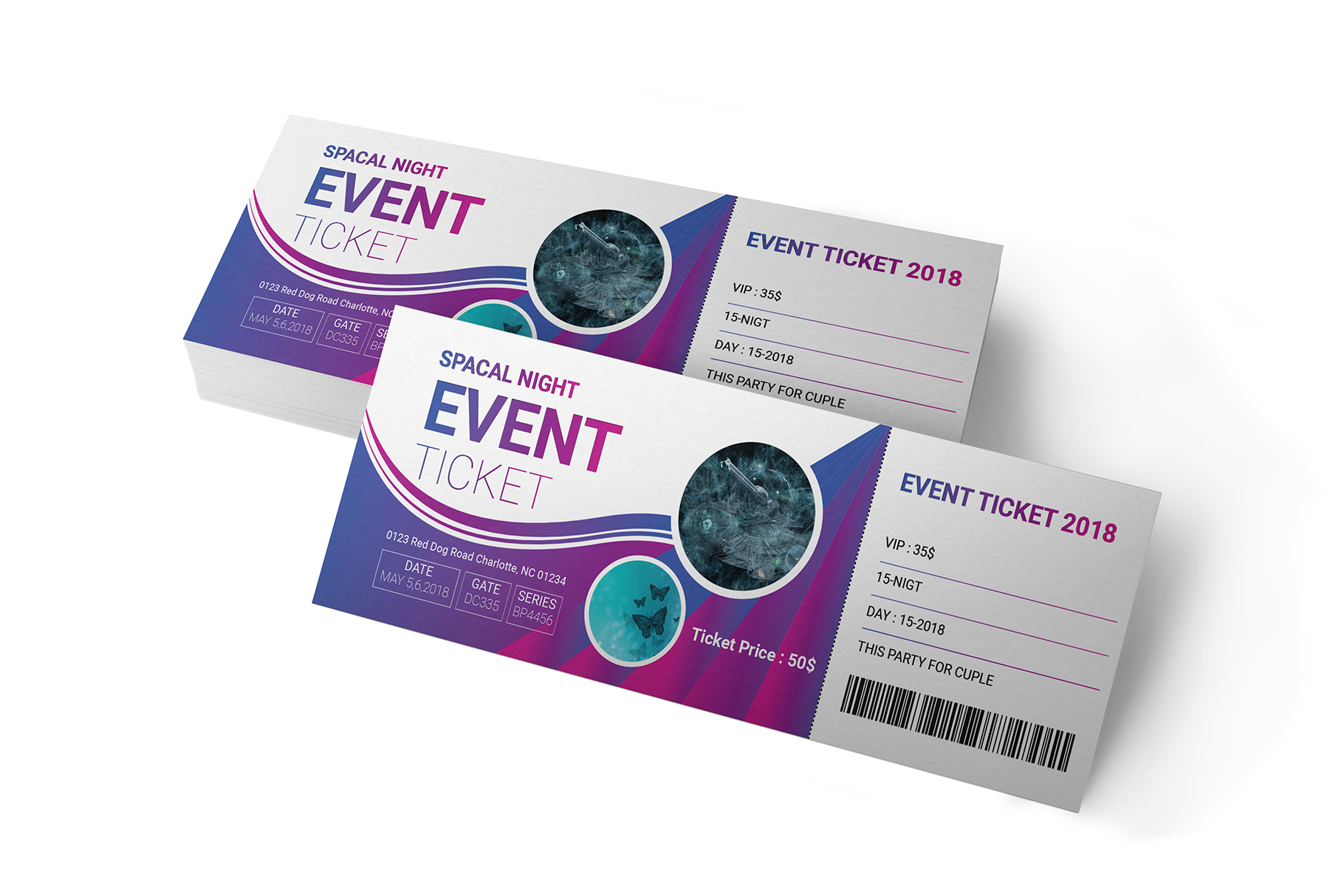 Kids Event Ticket (Printed)