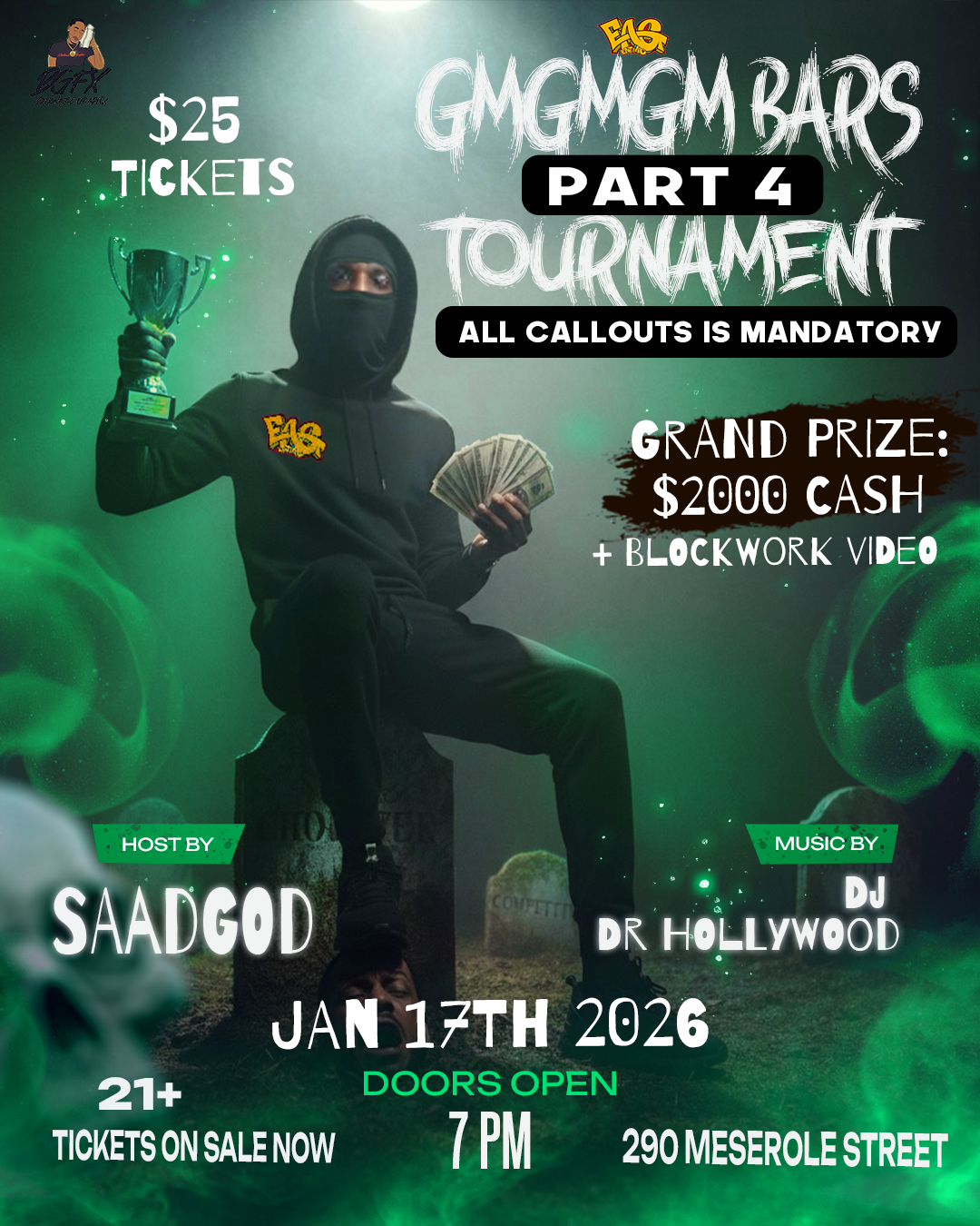 GMGMGM Bars Tournament: Part 4 (Jan 17th)
