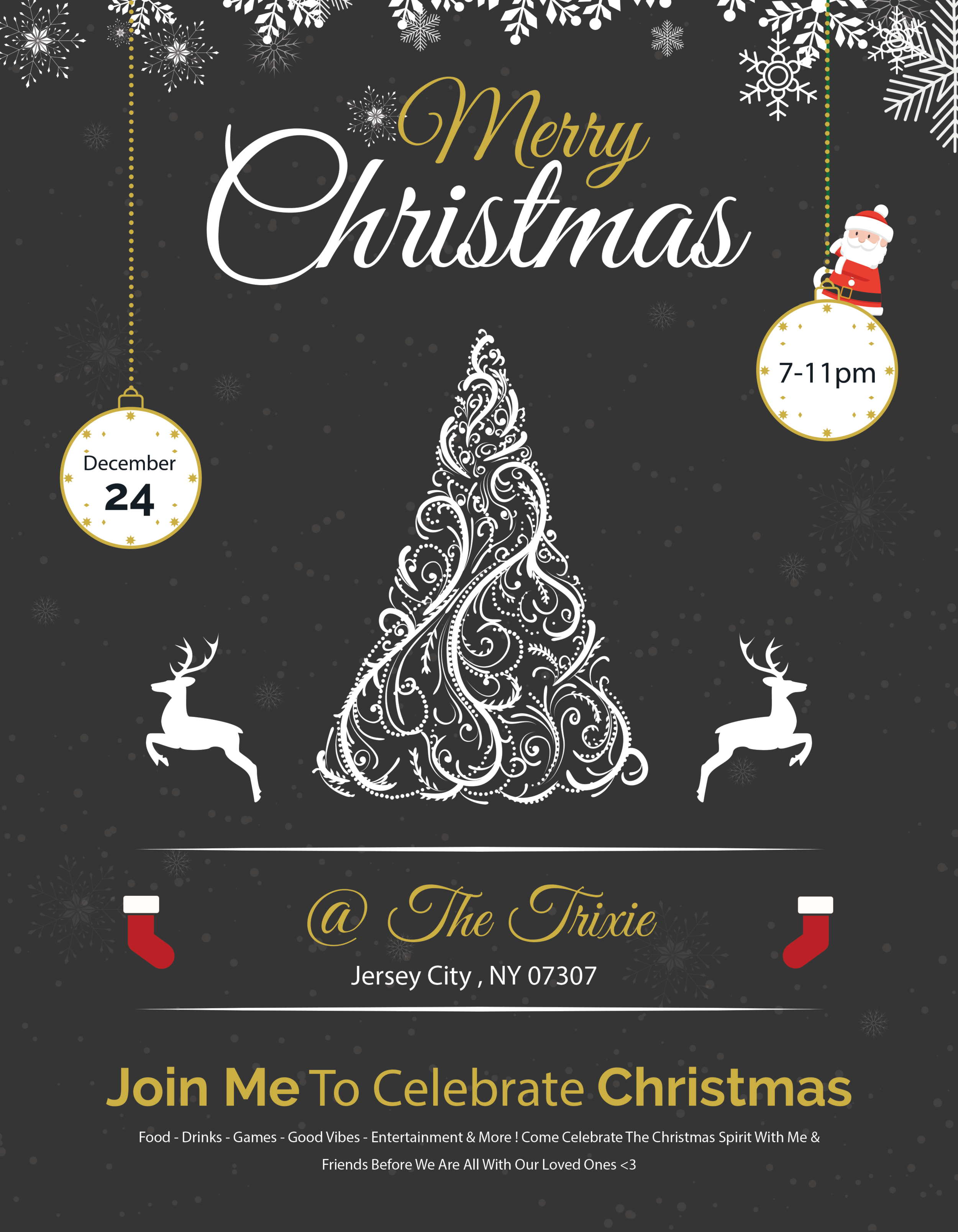 Trixie Tang's "Merry Christmas" Flyer