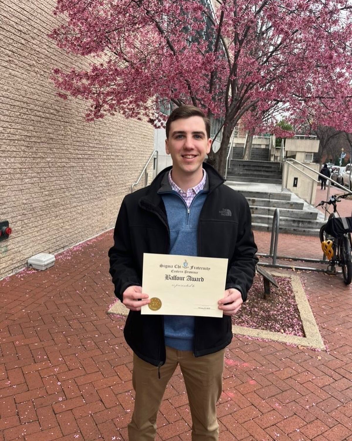 A very special congratulations to our own Brother, Founder Griffin McCombs for winning the Province Balfour Award. Griffin exemplifies what it means to be a Sig, championing the Mu Theta chapter into a reputable and highly respected fraternity. Throu