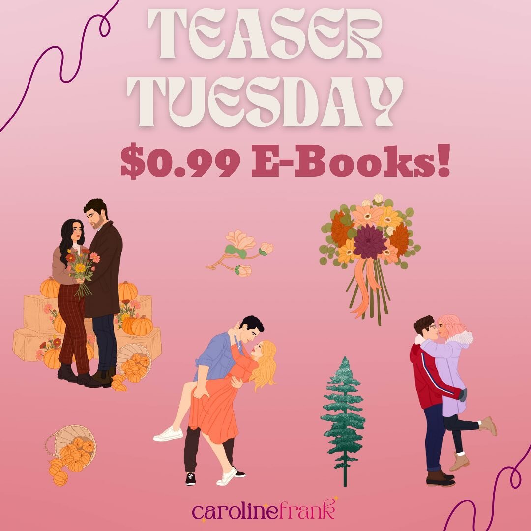 Here&rsquo;s some early morning steam for you. 
All four of the seasons of love books are on sale until tomorrow for $0.99 on amaz&ouml;n! Make sure you check them out. 

🍁 Fall into you
🌸 Shall We Dance?
🍂 Happily Ever Disaster
❄️ Second Chance S