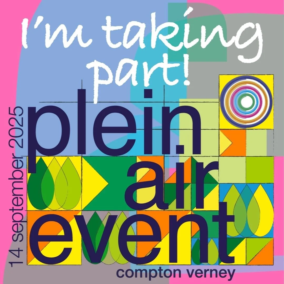 So many great views to choose from! Come along and see local artists paint plein air at Compton Verney on Sunday 14th September. Thank you to the tireless team at Warwickshire Open Studios for organising us. (It must be a bit like herding cats!?)