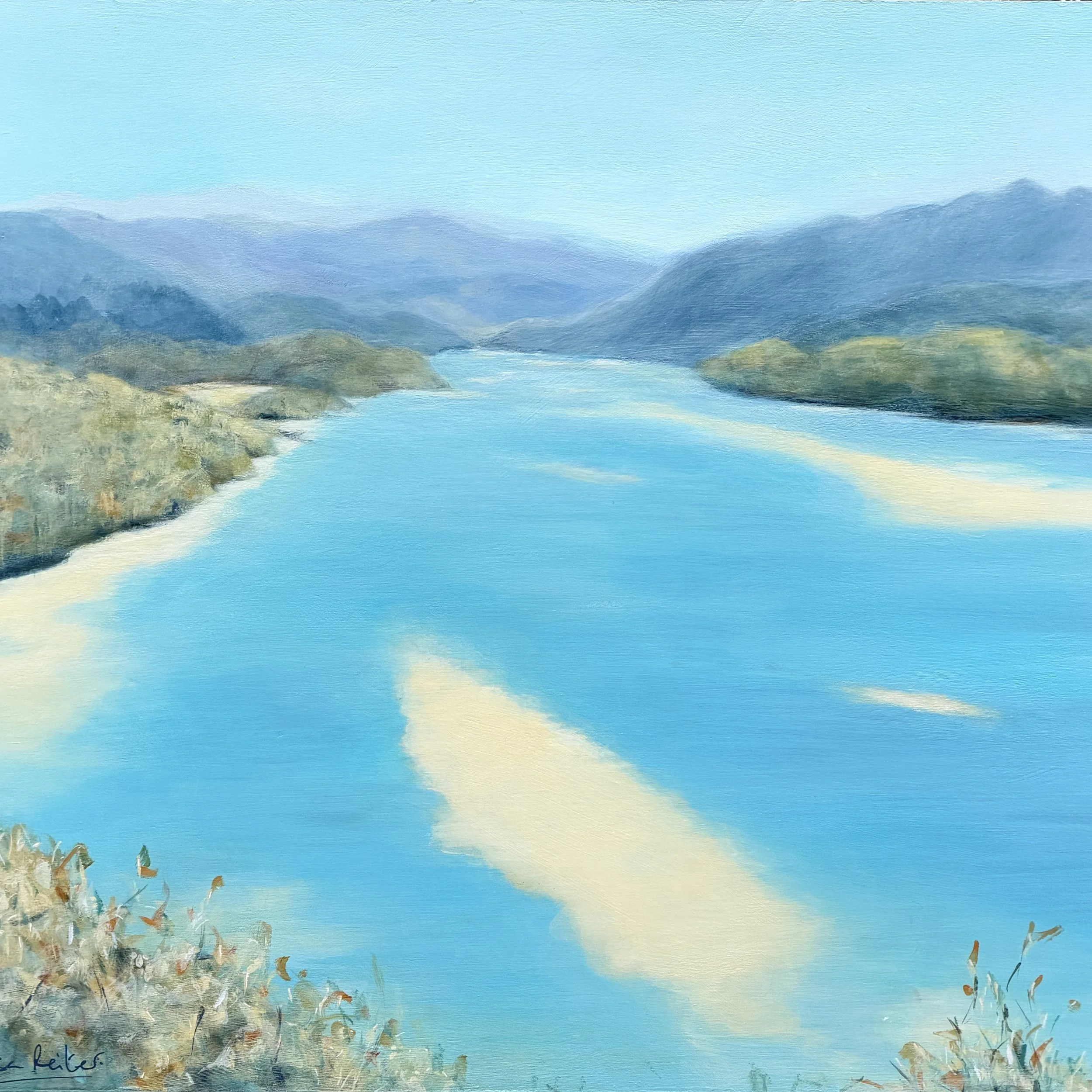 Abstract Landscape Painting - Mawddach Estuary.jpeg