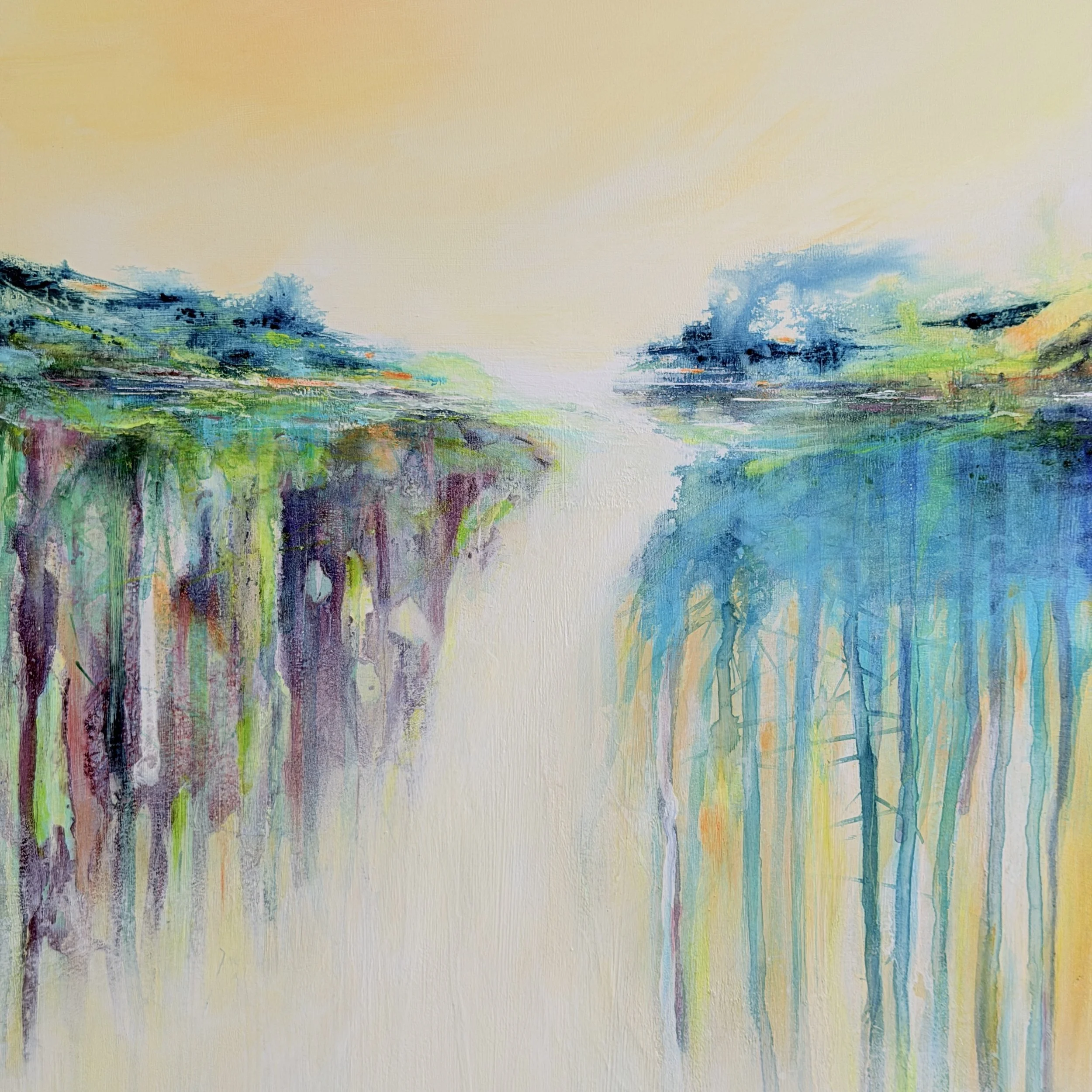 Abstract landscape painting River of Dreams.jpeg