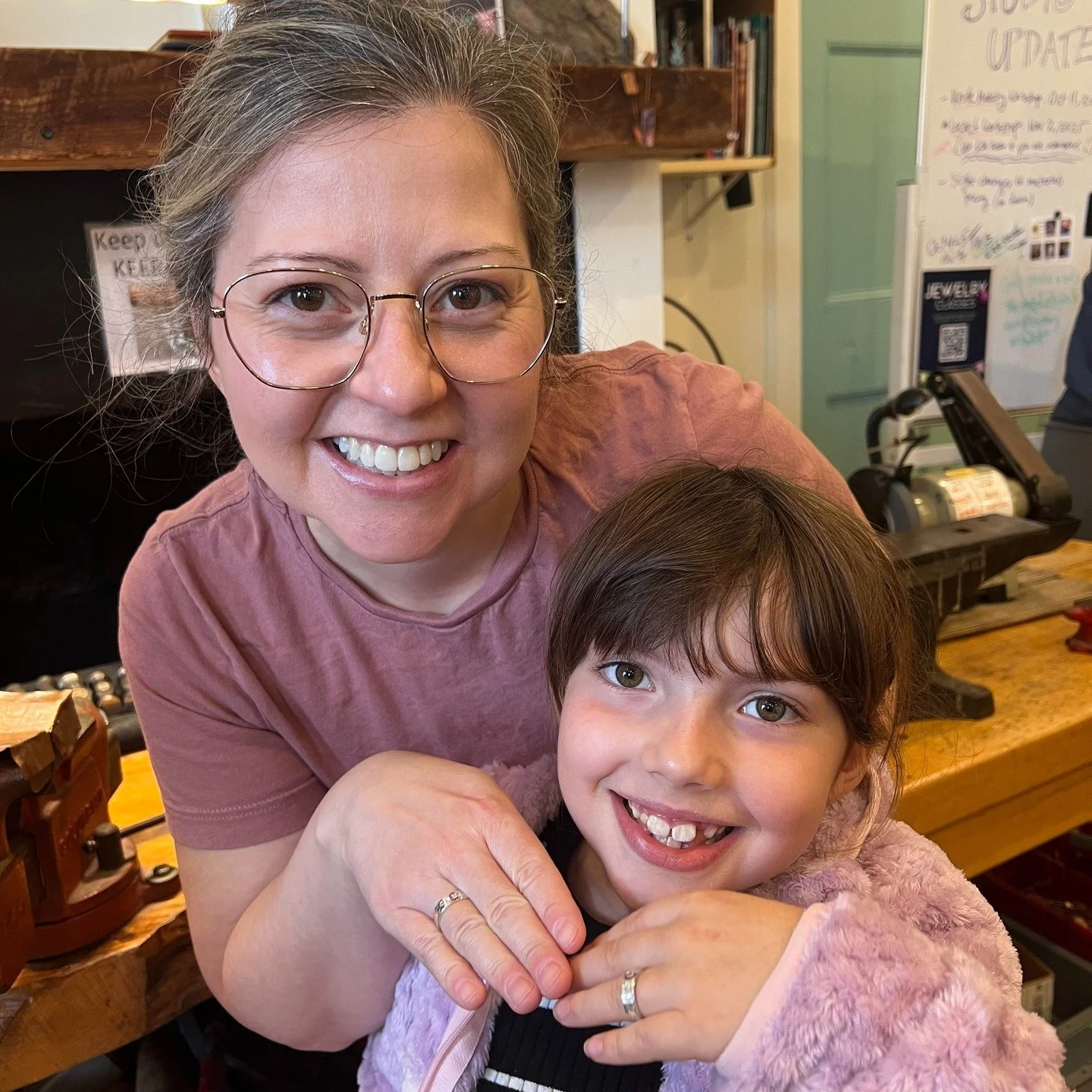 Check out these beautiful rings from last week's Memory Rings class! 

There's another offering of Memory Rings for Kids &amp; Caregivers on November 25. Create something special together! Register at craftstudies.org/jewelry or click the link in our