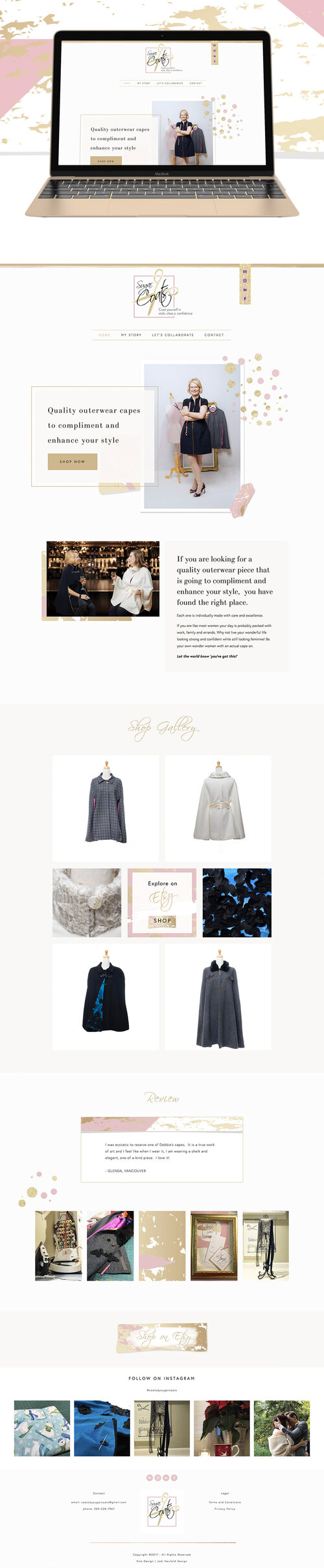 Sugar Coats website design — Jodi Neufeld Design | Squarespace web designer