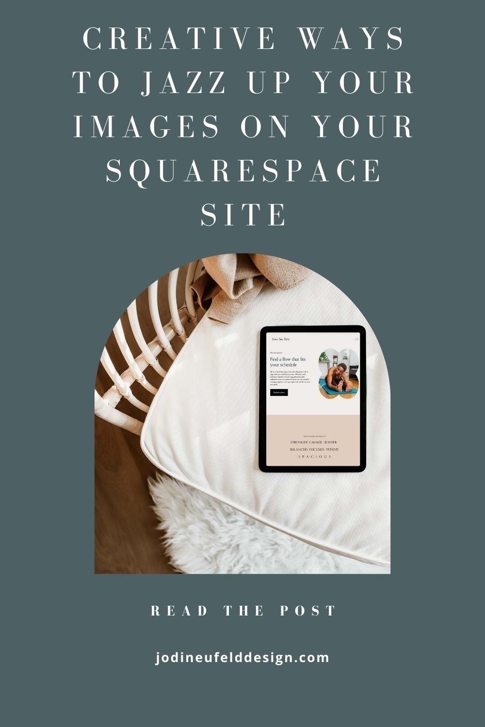 creative things you can do with image blocks in Squarespace | Jodi Neufeld Design