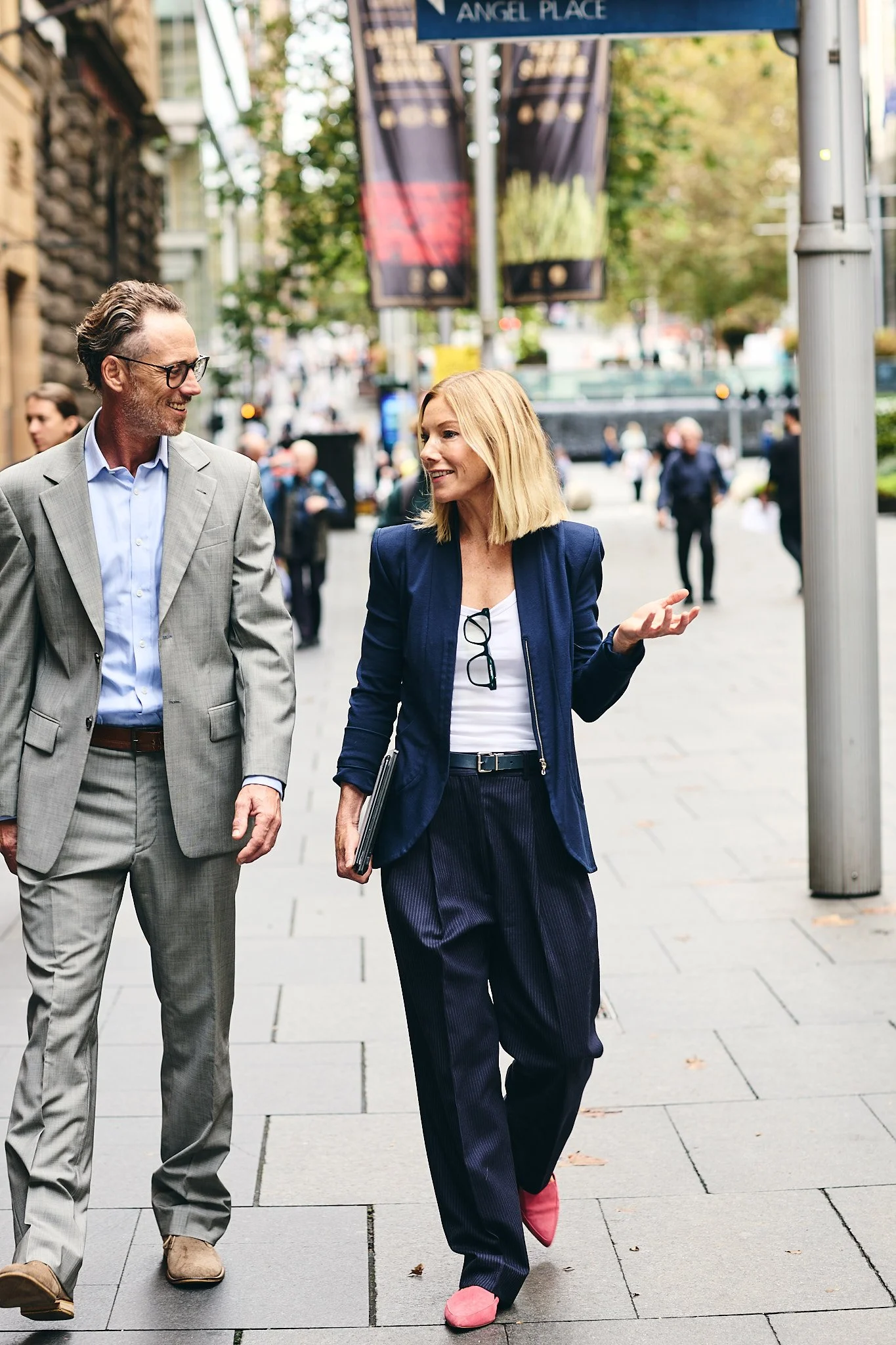 Hannah Marshall, branding portraits, shot on site in Sydney's CBD