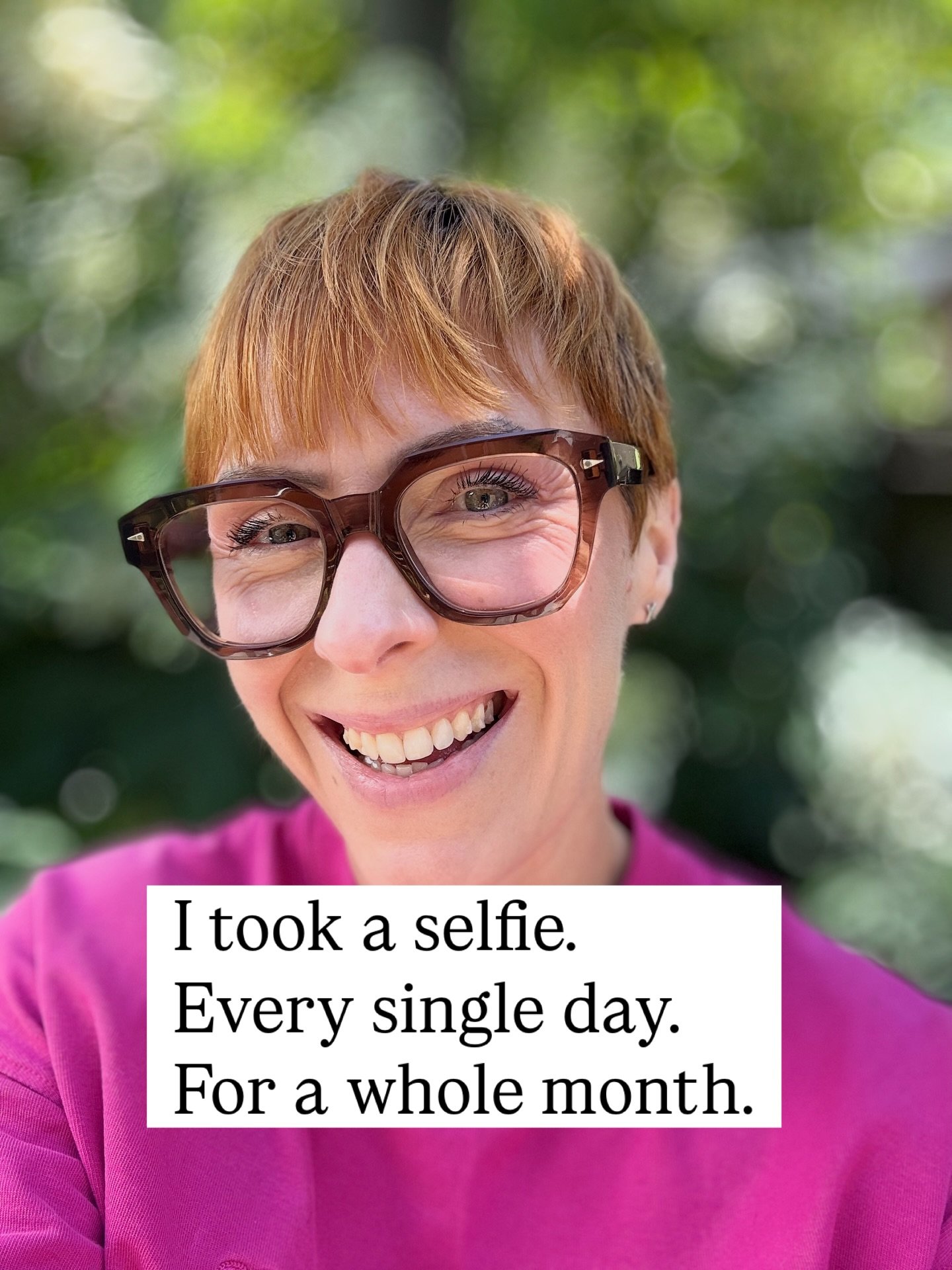 Last November, I did something slightly uncomfortable.

I took a photo of myself every day.

Did you know?
Your brain just isn&rsquo;t used to seeing you the way other people see you.

We grow up looking in mirrors (a reversed image), then a camera s