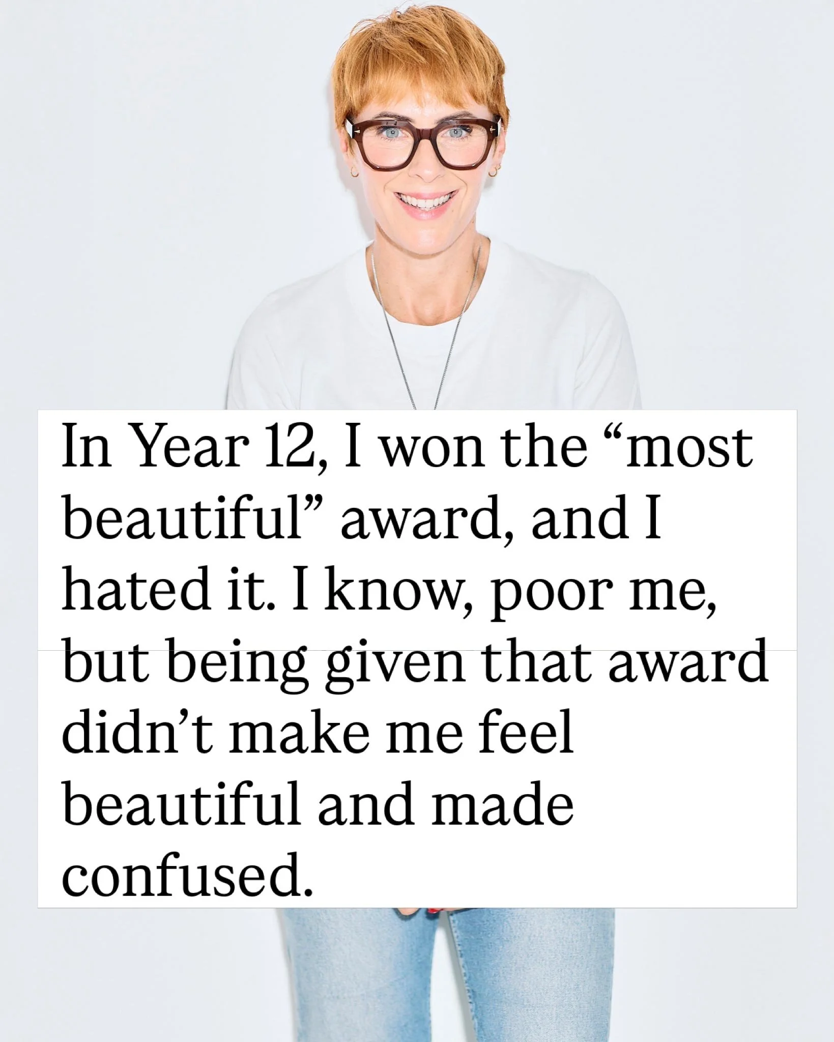 The strange thing about the stories we carry is that someone can hand us completely different evidence and we still might not believe it. Confidence didn&rsquo;t come from other people's approval. I had to practice seeing myself differently.

What&rs
