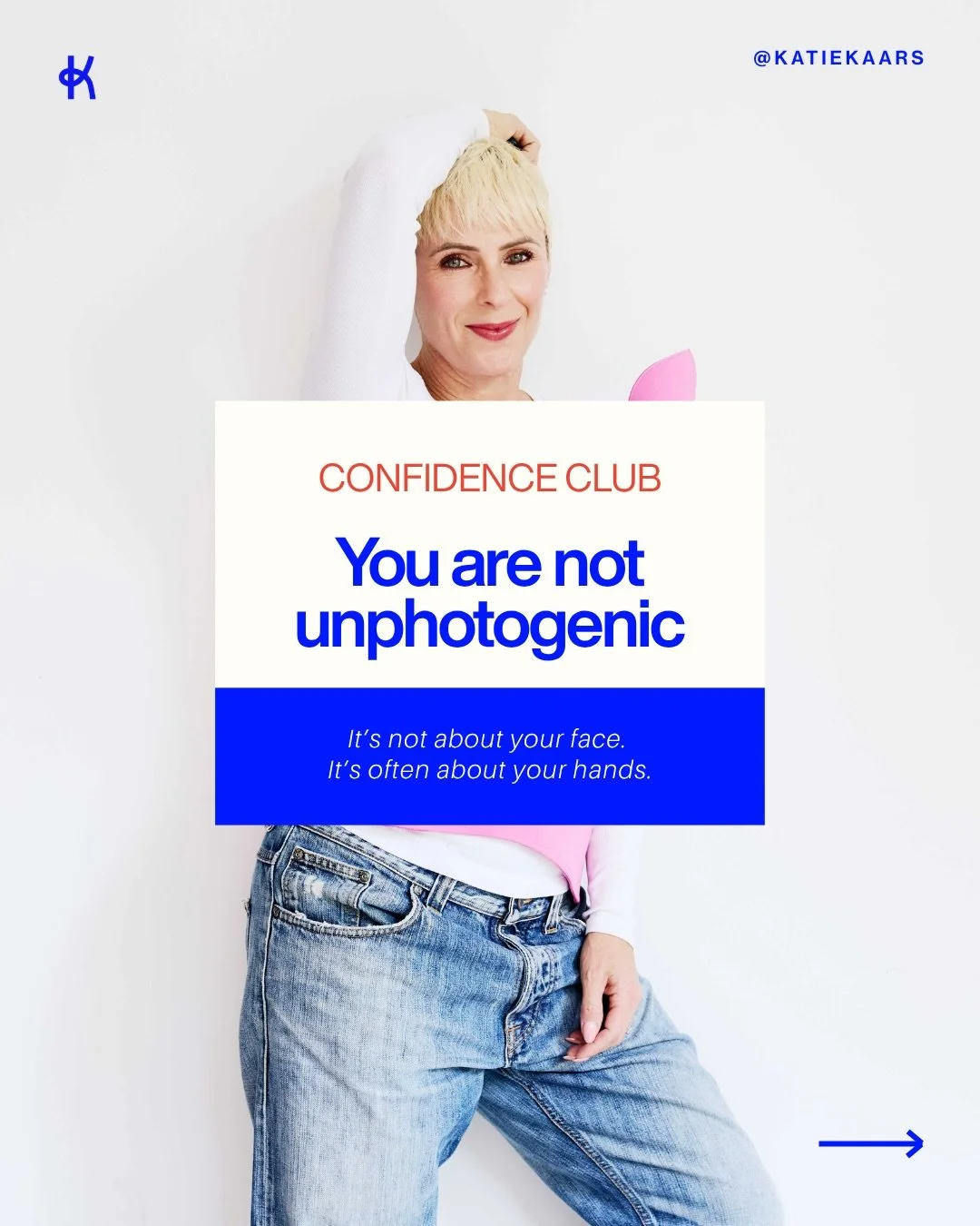 You are not unphotogenic. Your hands need a job. If this sounds familiar, you are very much not alone. Your hands often show tension first. The answer isn't a complicated pose; it is giving them one small, natural thing to do. 

A little experiment f
