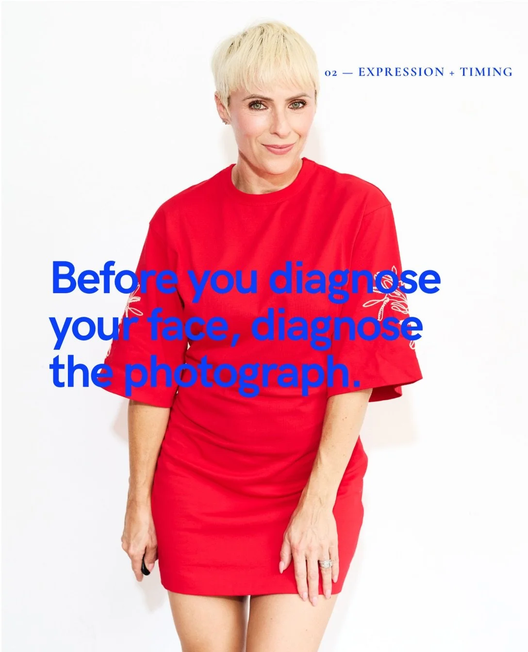 One photograph can catch an expression you never actually held. That does not mean your smile is wrong. It may mean the timing, direction or rhythm of the photo was wrong for you. 

Pix Fix gives you an outside eye on 1-3 of your photos, one clear ne