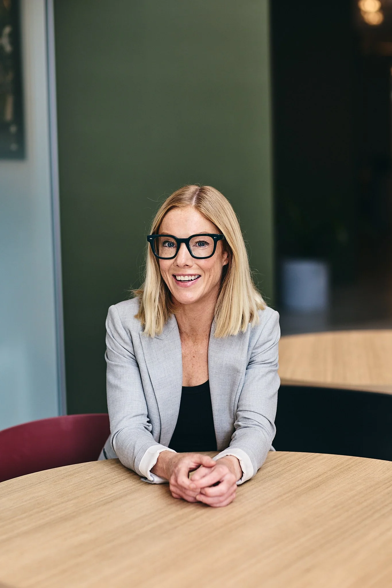 Hannah Marshall, branding portraits, shot on site in Sydney's CBD