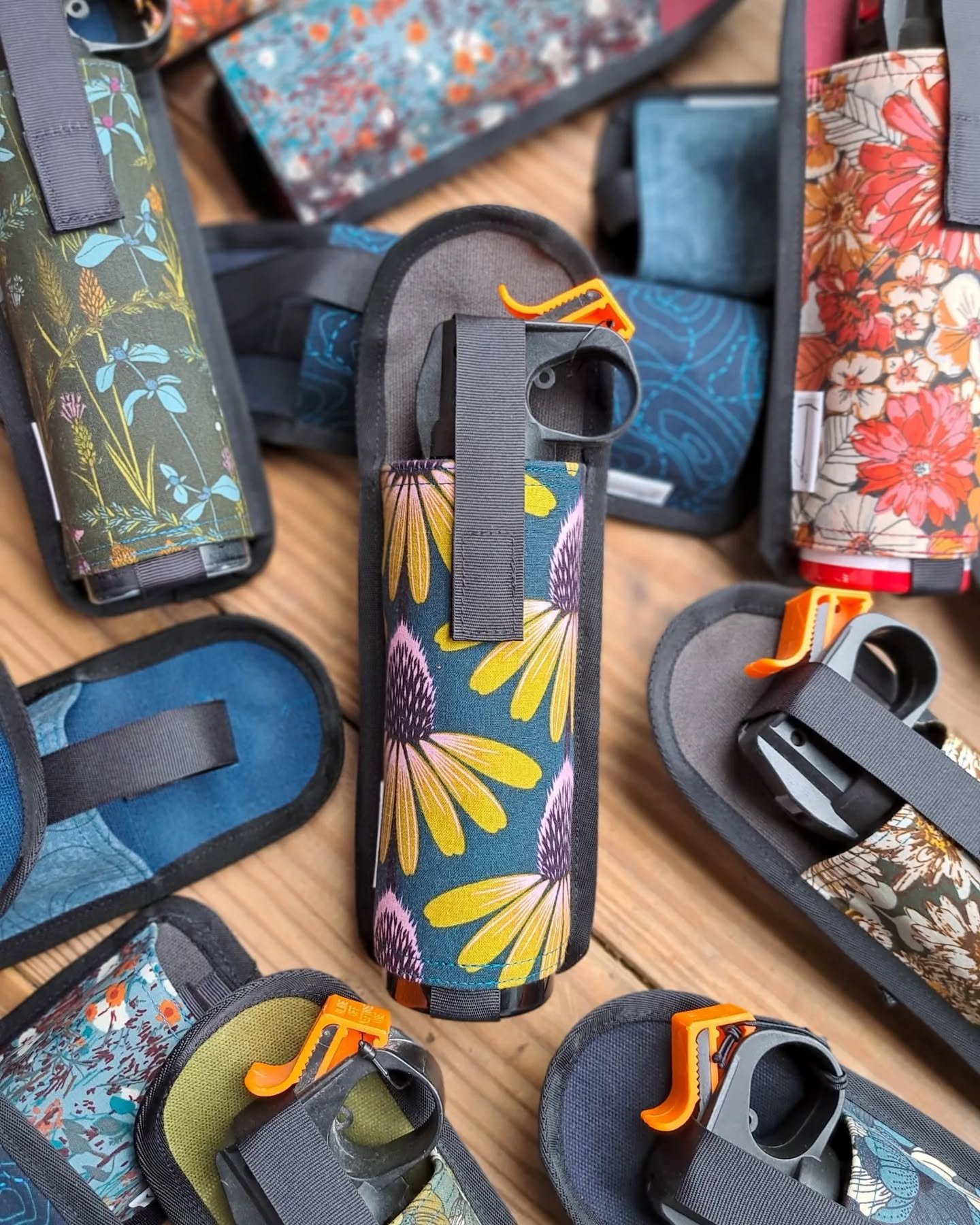 Stop by and check out our Bear Spray Holsters at the @handmademt Missoula Made Fair on June 22 and the @northernlights_saloon North Fork Flea Market on June 29! Come gear up and support local makers!
.
.
Made with durable waxed canvas, this holster k