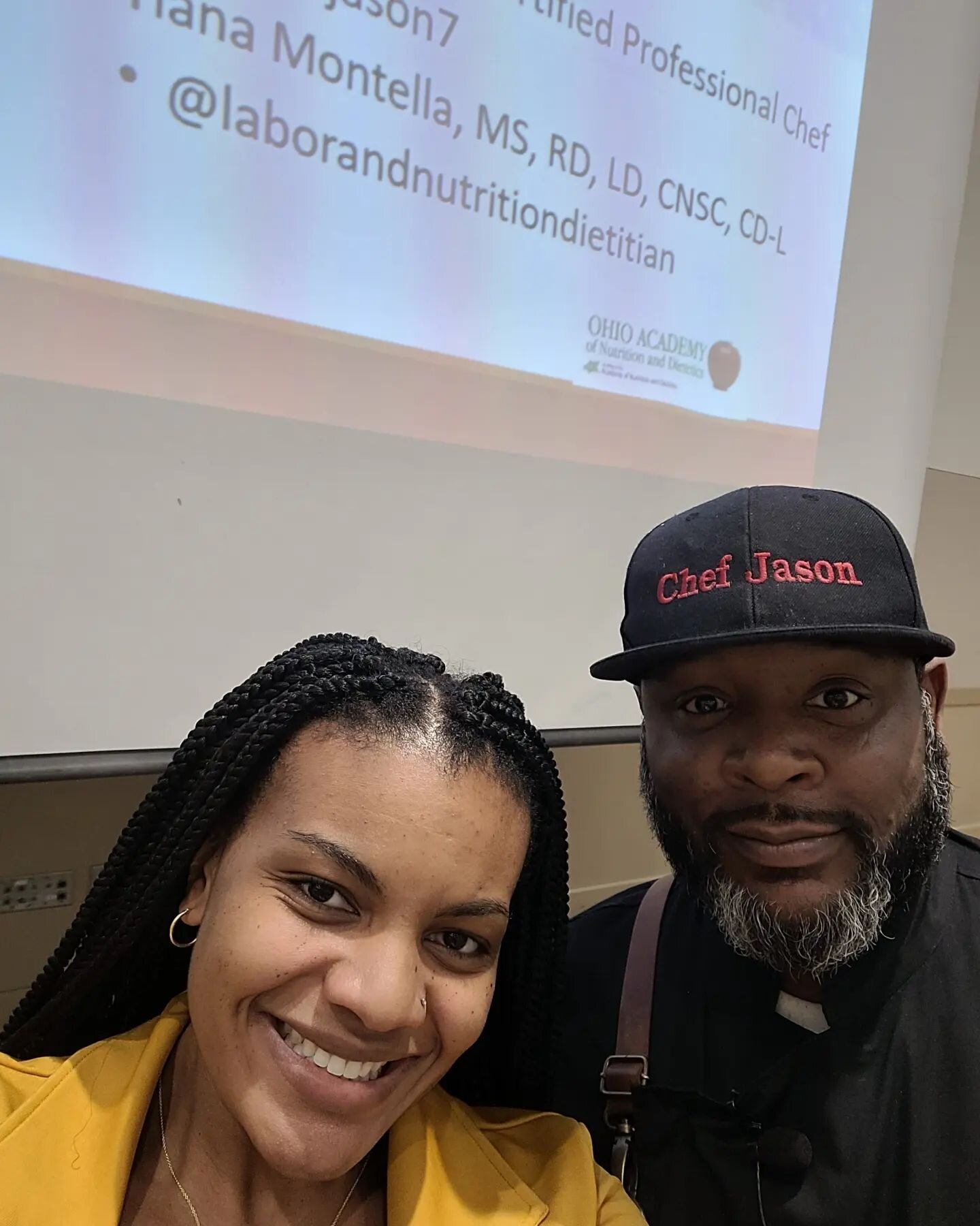 Just presented at @eatrightohio 2021 Conference with @chefjason7. We going on tour!

#culturalcompetency #nutrition #cheflife #douladietitiandivas