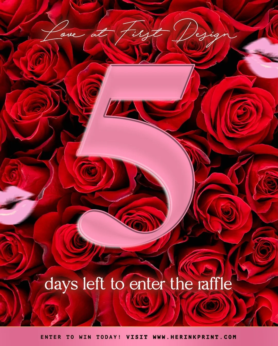 💘 5 DAYS LEFT TO ENTER 💘

Have you gotten your ticket yet? 

This Valentine&rsquo;s Day, Her Ink Print is giving 3 brands the chance to win a custom graphic design experience. Note: Winners are able to swap out services of equal or lesser value to 