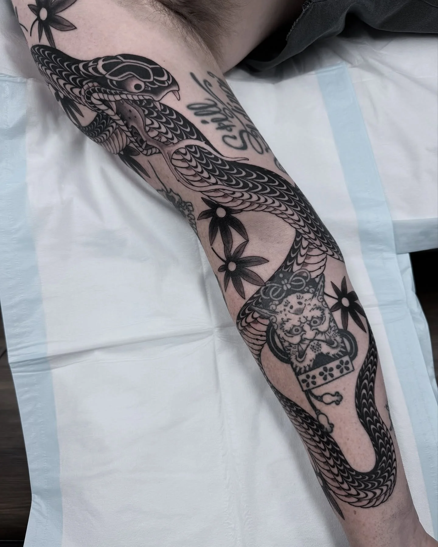 Snake &lsquo;gap filler&rsquo; 
My books are currently open. If you&rsquo;d like to book an appointment or consultation, please send me an email or submit the contact form on my website (link in bio).

WWW.DANIELTATTOOER.COM 
📥daniel.tattooer@hotmai