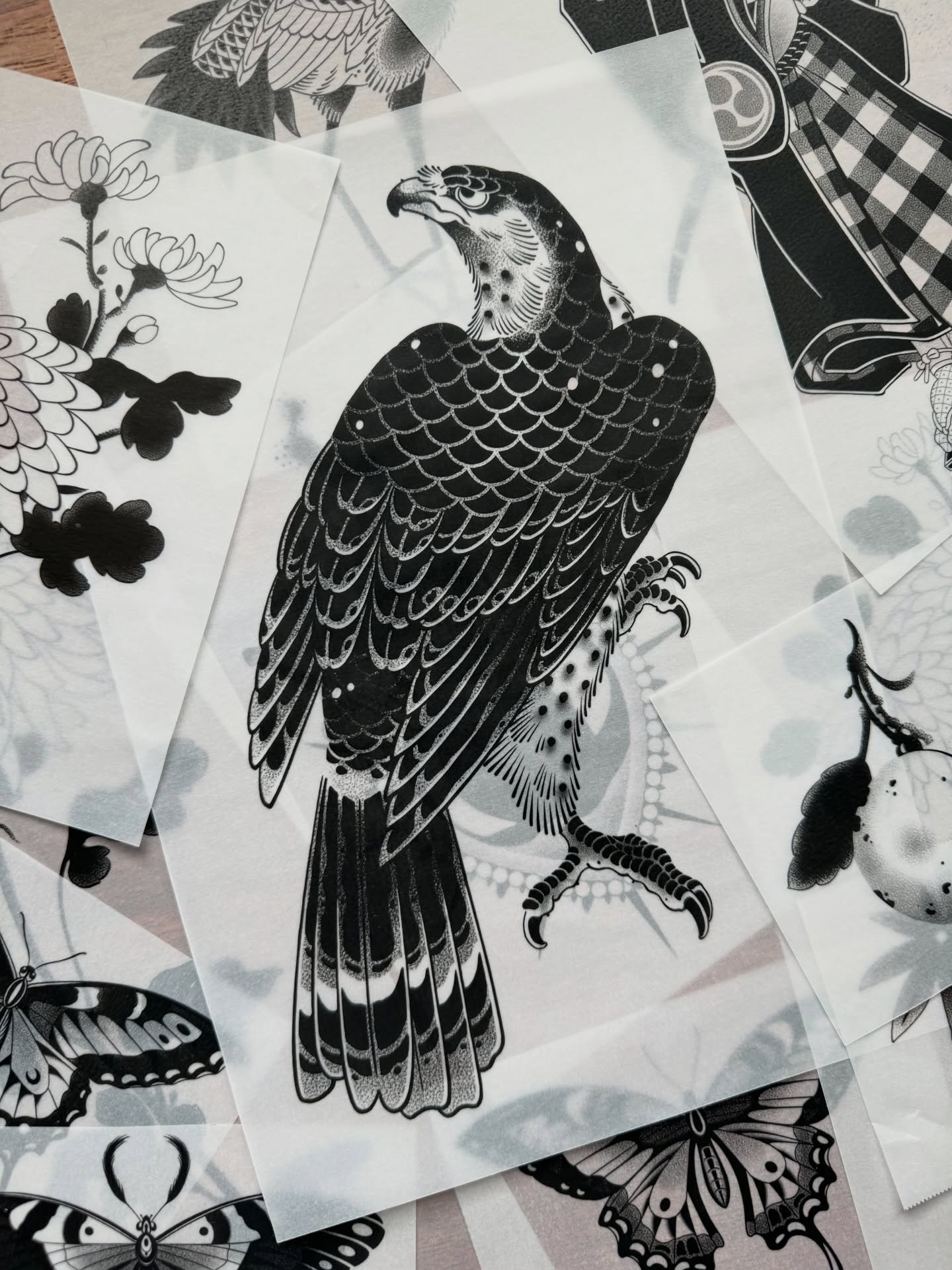 Design >> healed tattoo 
Books open @lighthouse_tattoo 
Link in bio 

#bird #tattoo #japanese #blackwork #art