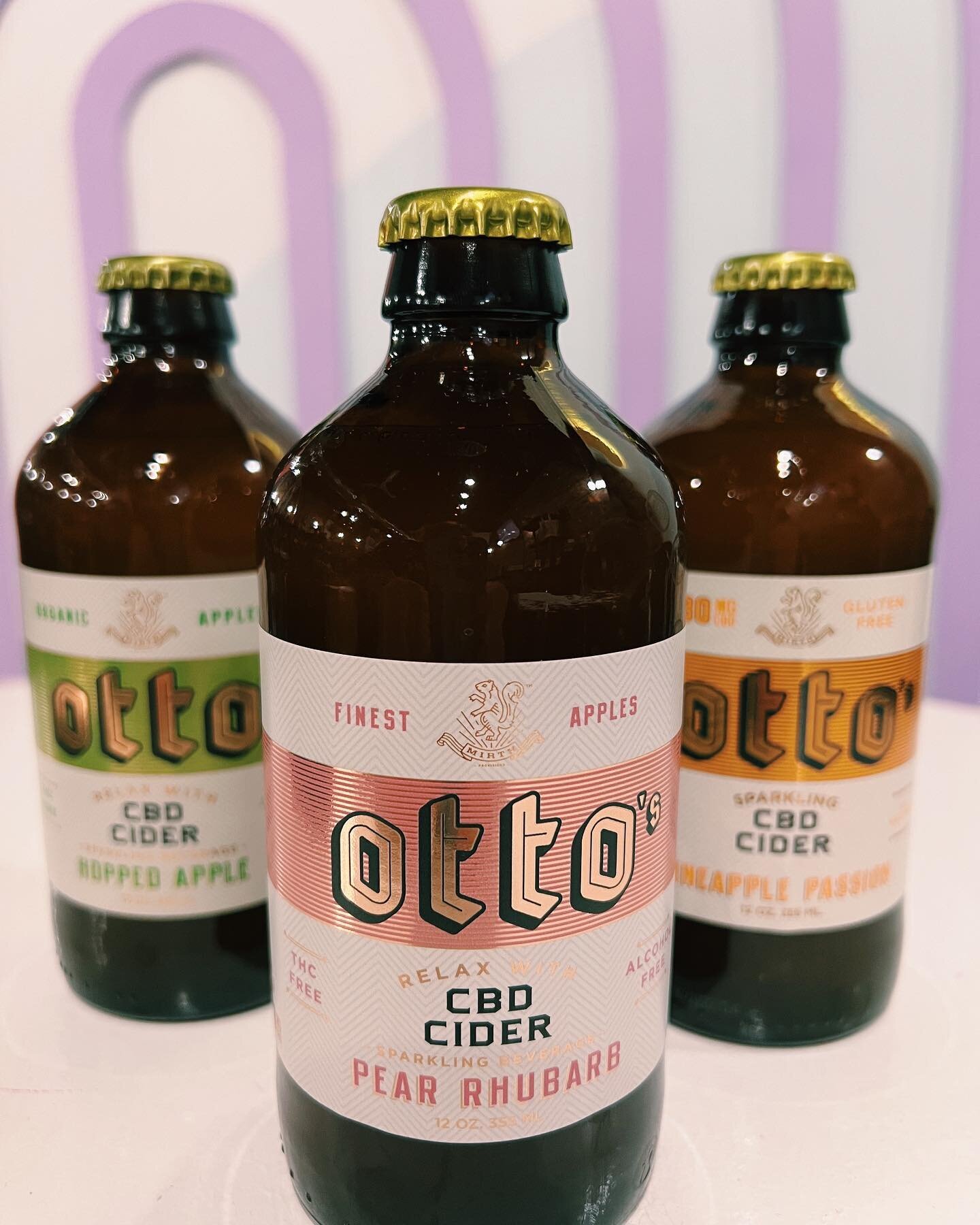 Looking to unwind this weekend? Try our @ottoscbdcider crafted with the best apples, hops, and 30mg Hemp CBD. What do you drink to unwind?
.
.
.
#bendicionbottleshop #nabeer #nacider #soberinchicago #ottoscbdciders