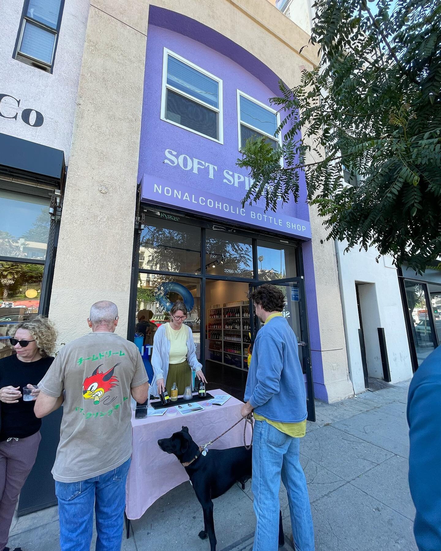 as some of you know, my very good friend Taylor has been covering the shop for me while I&rsquo;m on a much needed break. While in LA I stopped by the super cute @soft_spirits - LA&rsquo;s first NA Bottle Shop! They opened in 2021 and it was super co