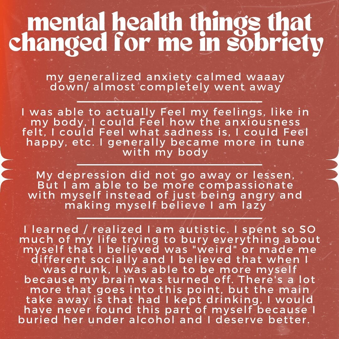 May is Mental Health Awareness month, and I debated for a while about posting about my struggles with my own mental health. but I always aim to be as transparent and real as possible when it comes to my sobriety and if this helps anyone, then it&rsqu