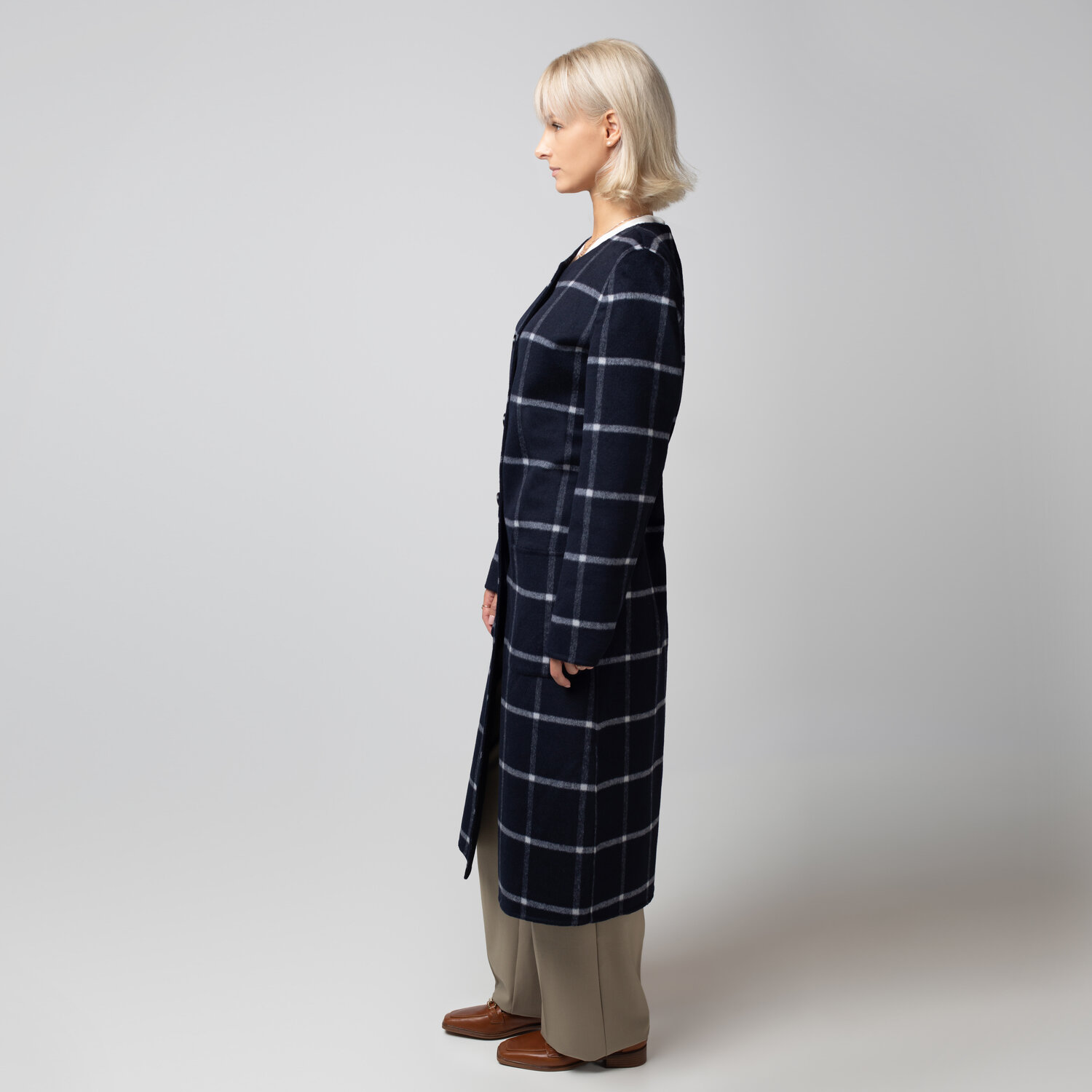 Jo Reversible Cashmere Hooded Wrap-style Coat — Heather Lynn