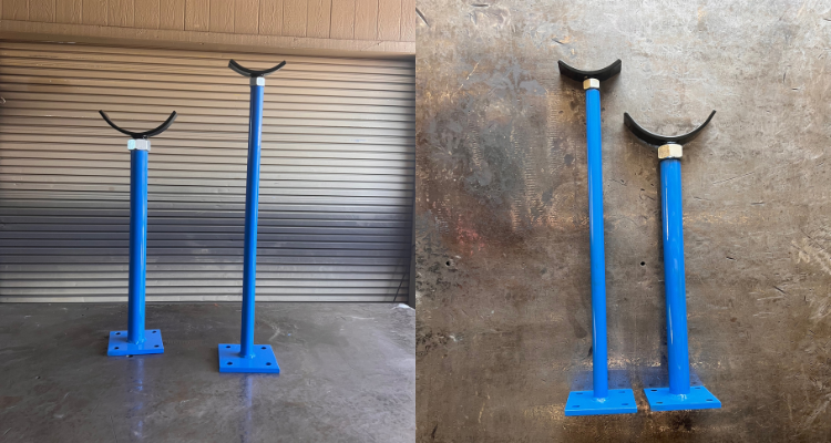 Pipe Support Stand — Hooks and Probes