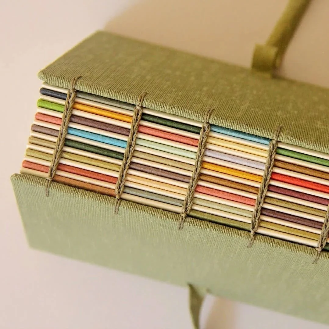 My sister  
  Rosa Guimaraes
  is a Brazilian book artist and bookbinder whose practice is rooted in tradition, craft, and the poetic possibilities of the book as an object. Her path began with a deep fascination for materials, structure, and the rel