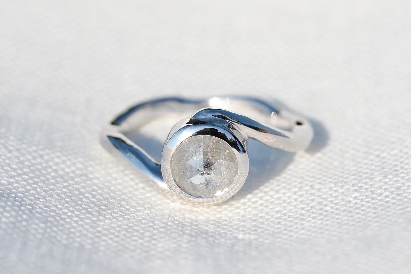 Bespoke Frosty Diamond Engagement Ring