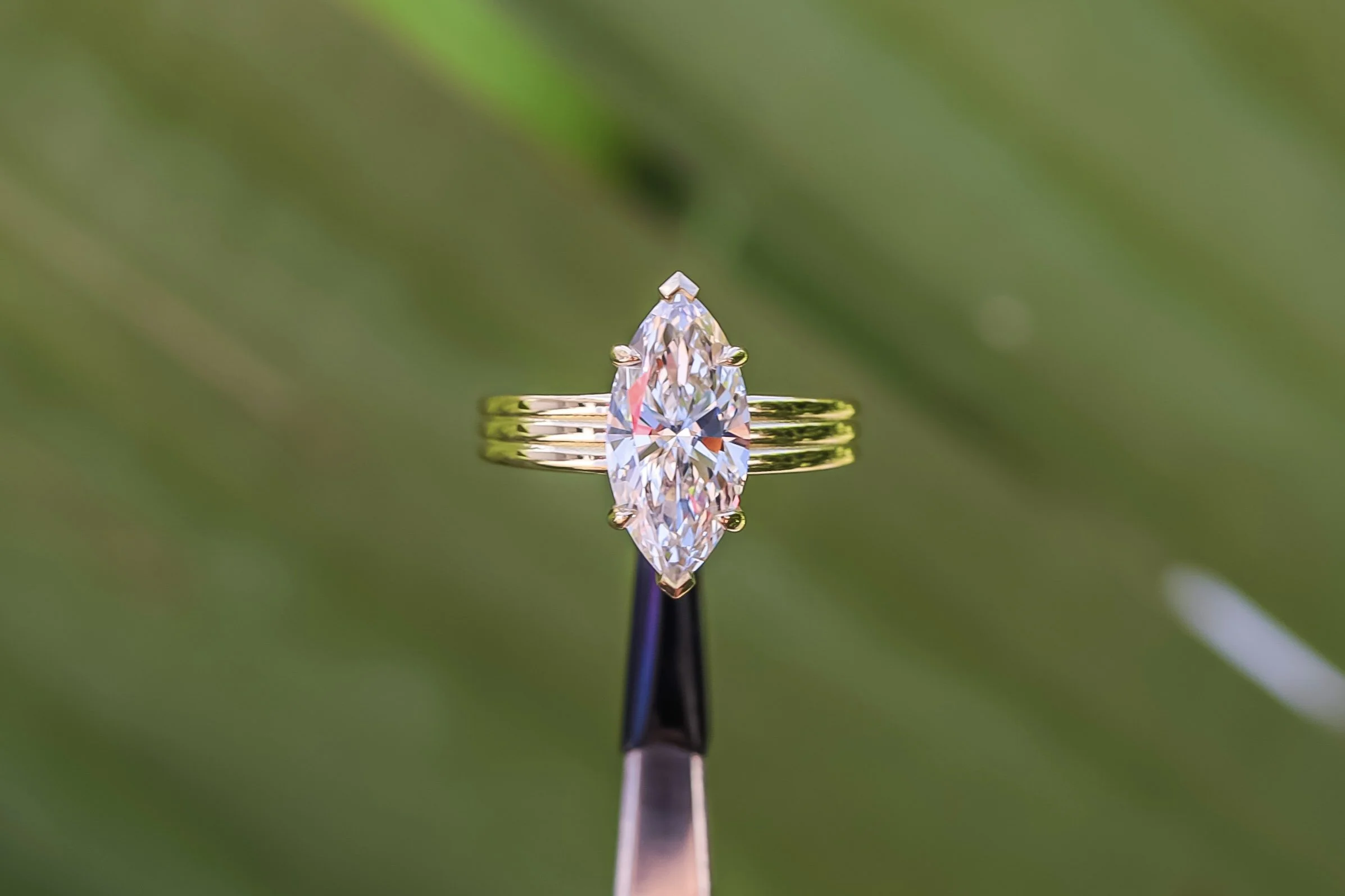 Bespoke marquise Engagement Ring