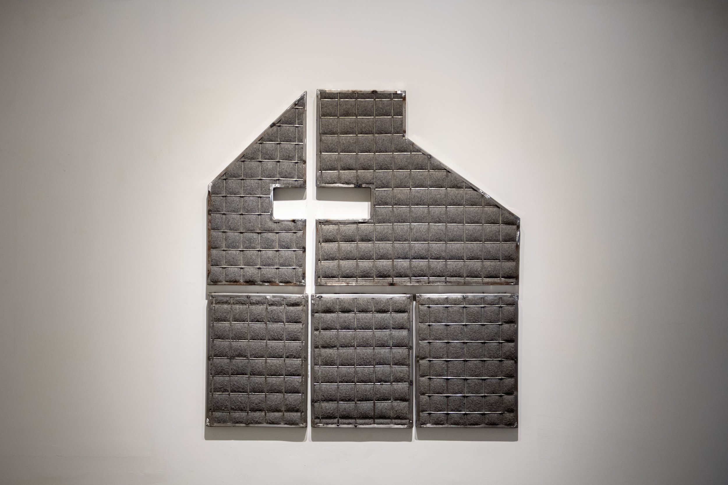 Title: Integrated Structure 
Medium: Metal Mesh Wire and Fabric