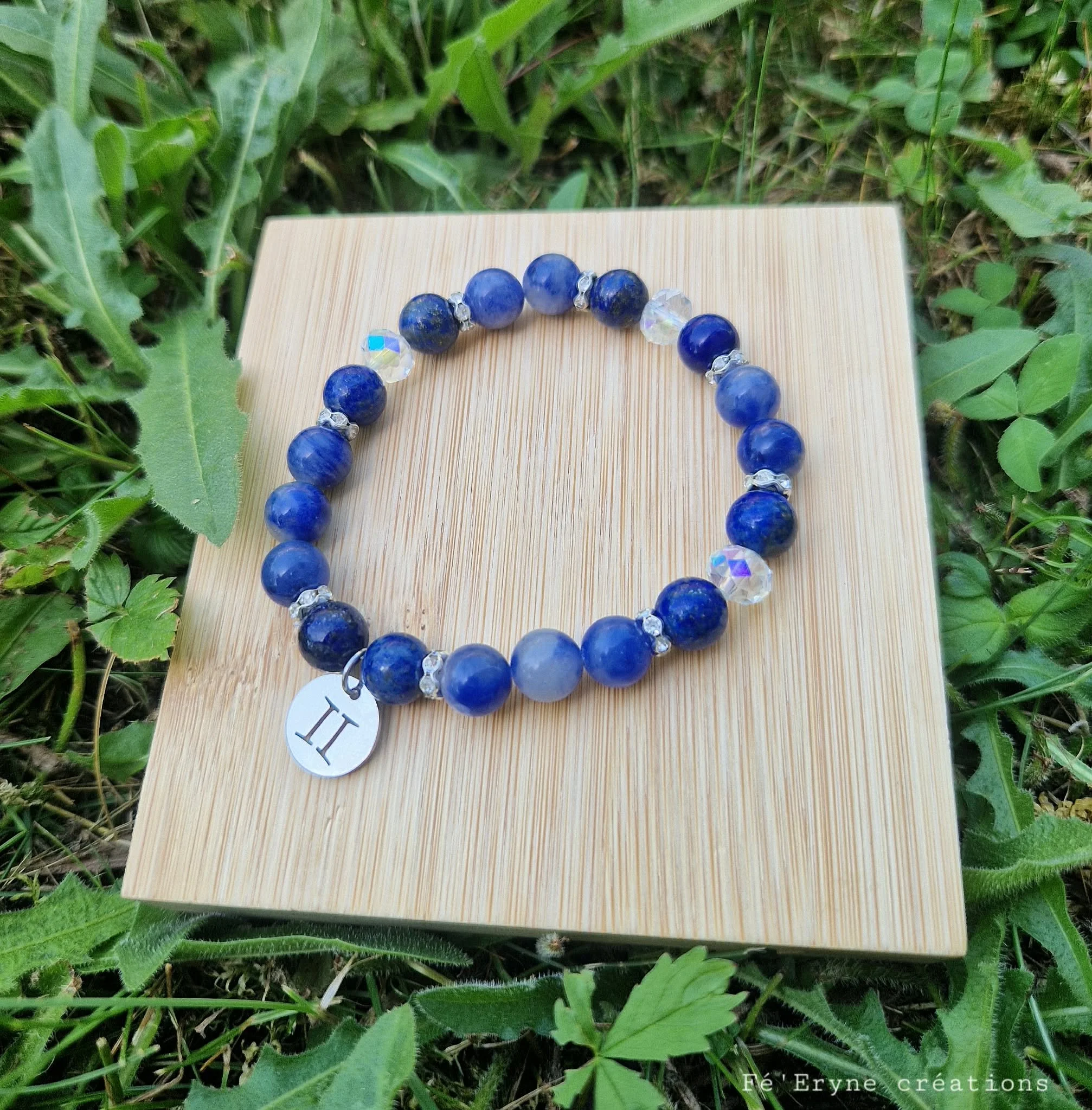 Bracelet astro "Gémeaux" - pierres naturelles