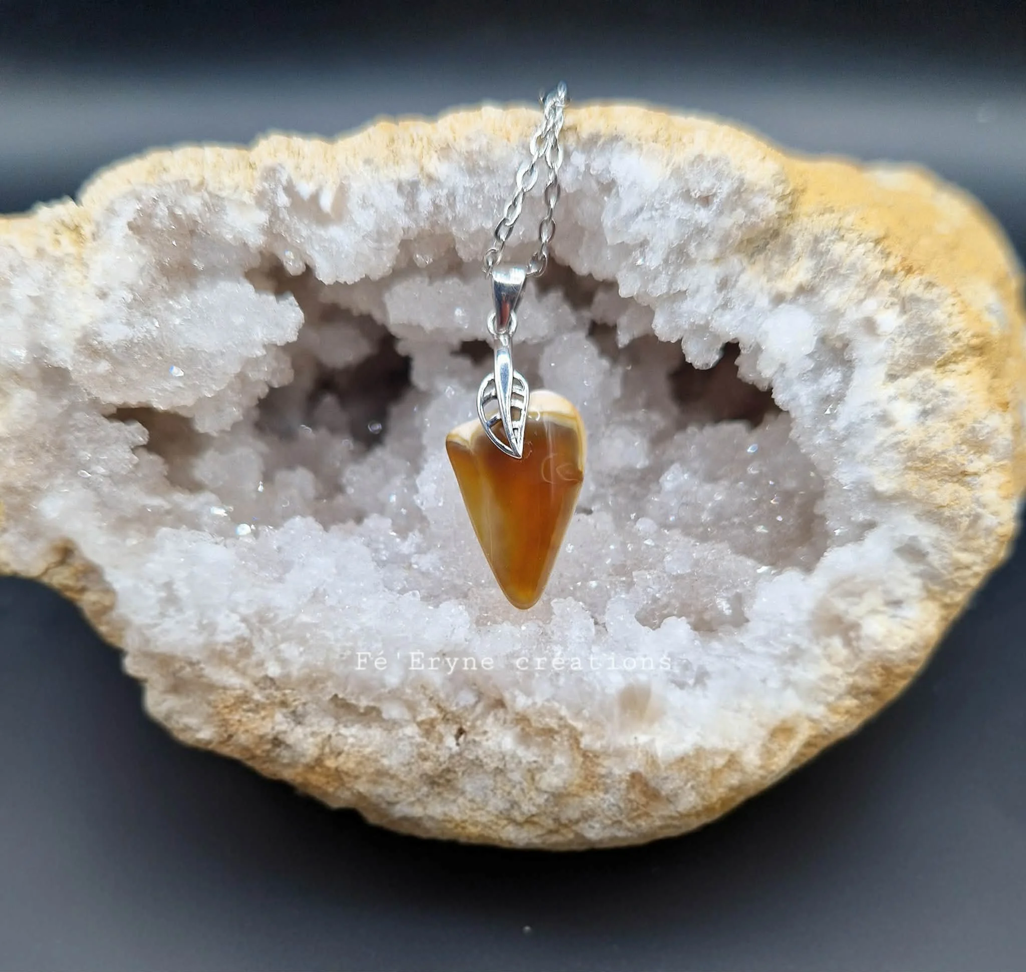 Collier Agate - Made in France