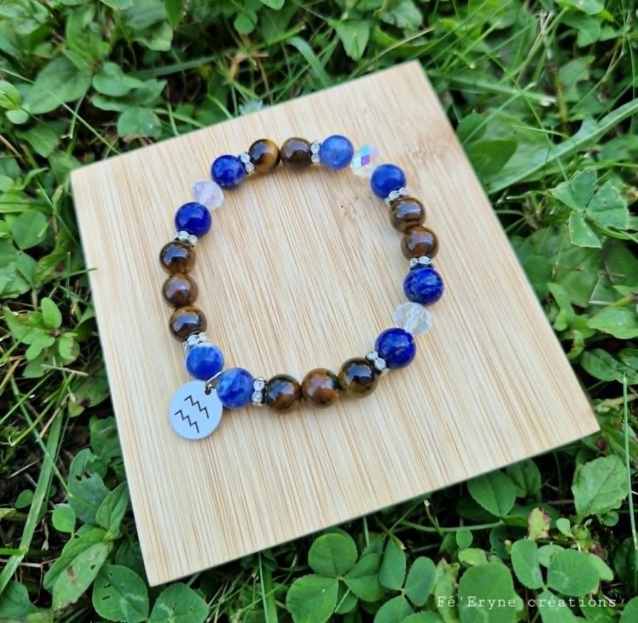 Bracelet astro "Verseau" - pierres naturelles
