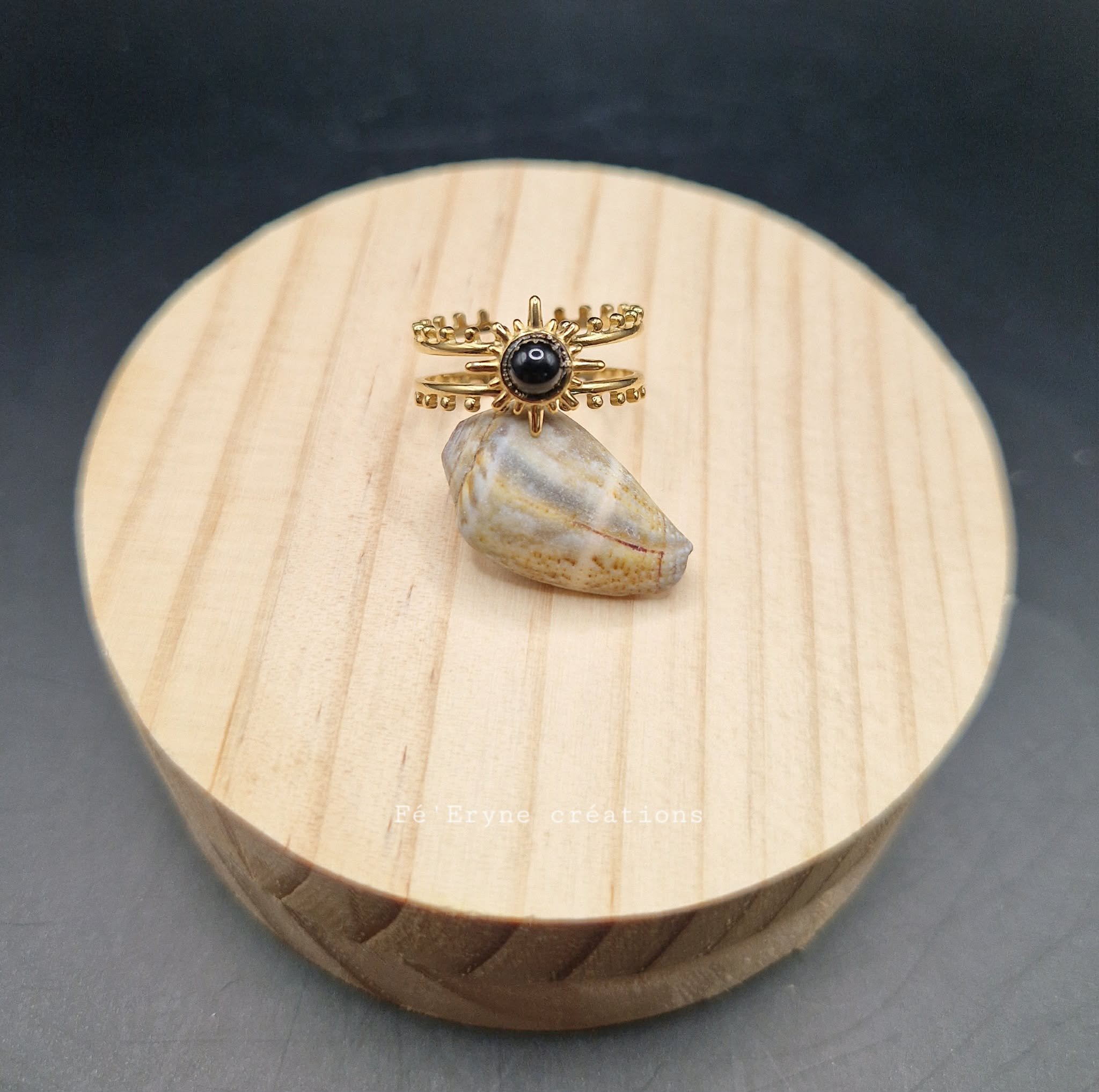 Bague Obsidienne