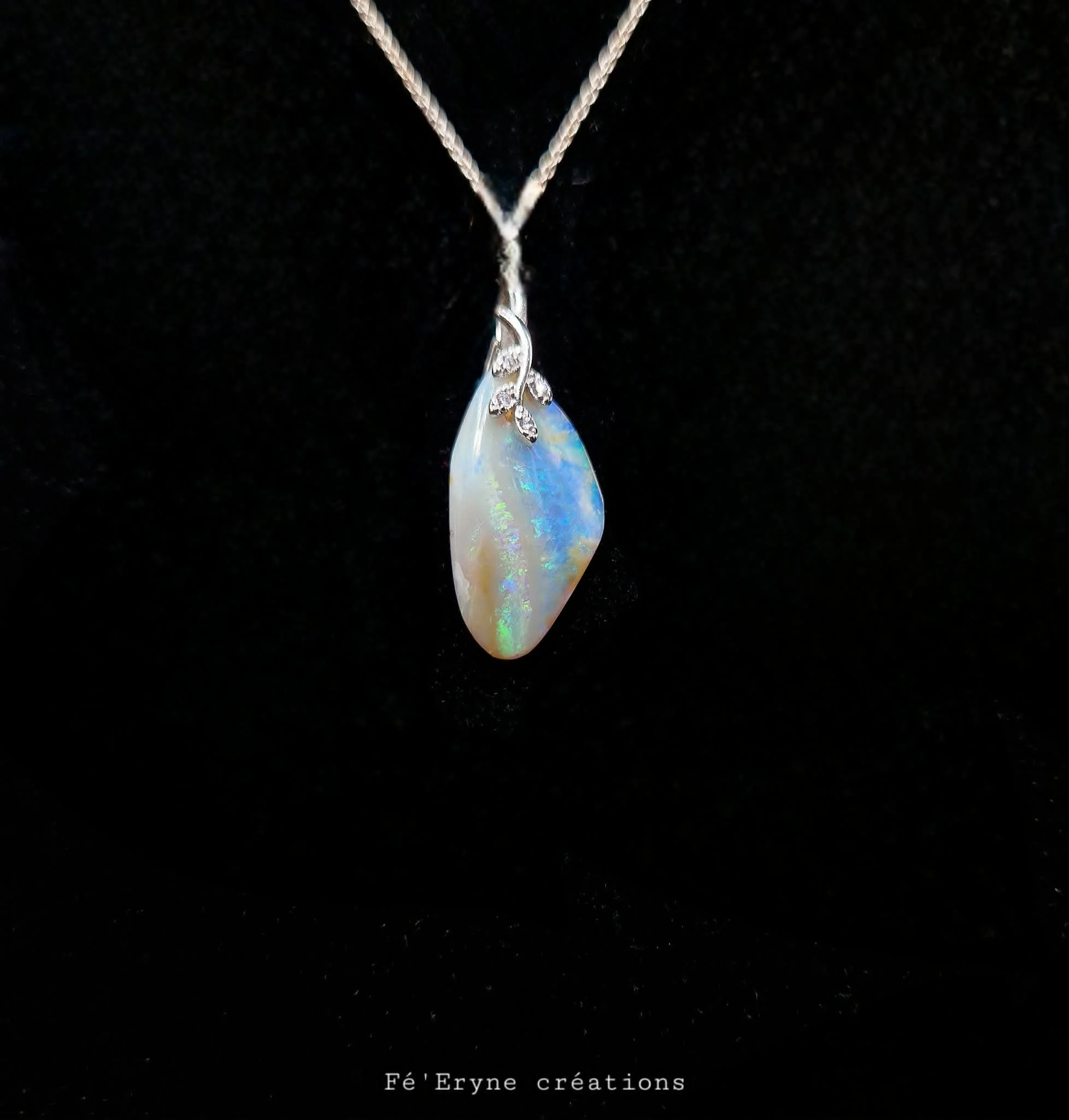Collier Opale - Argent 925