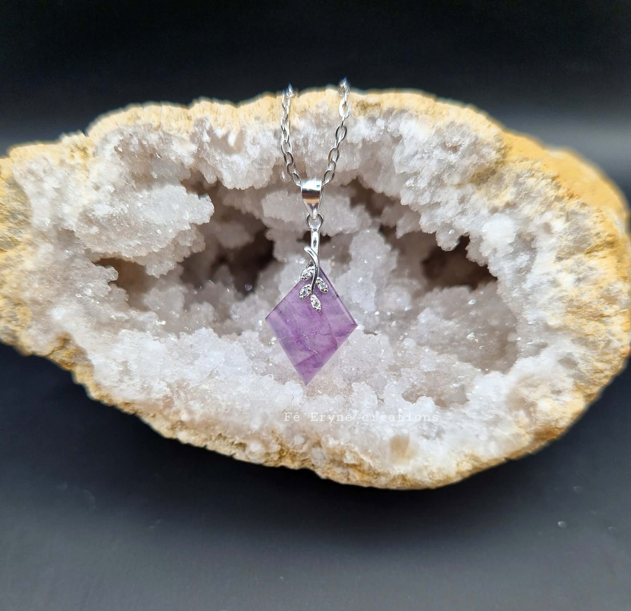 Collier Fluorite - Made in France