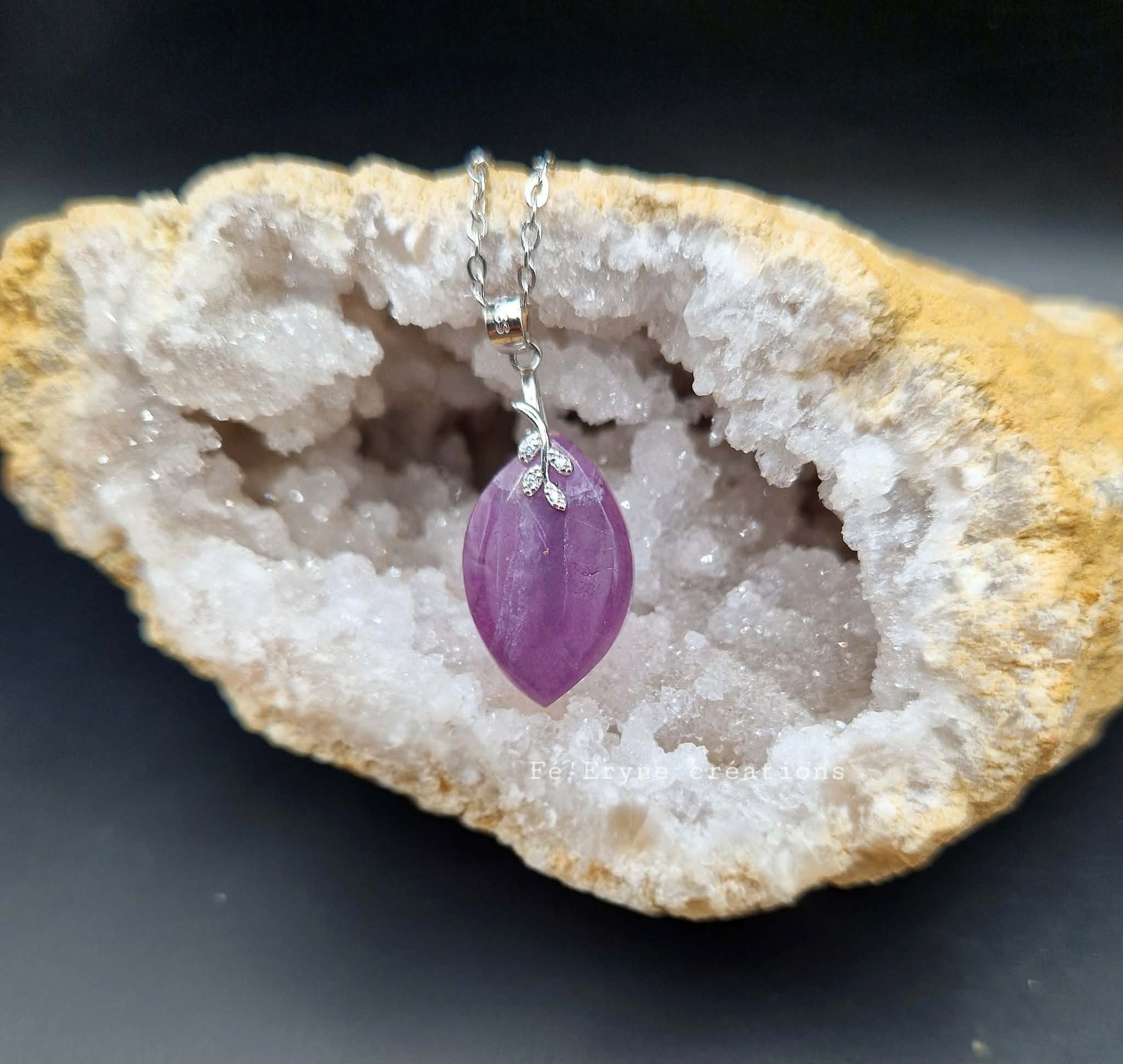 Collier Fluorite - Made in France